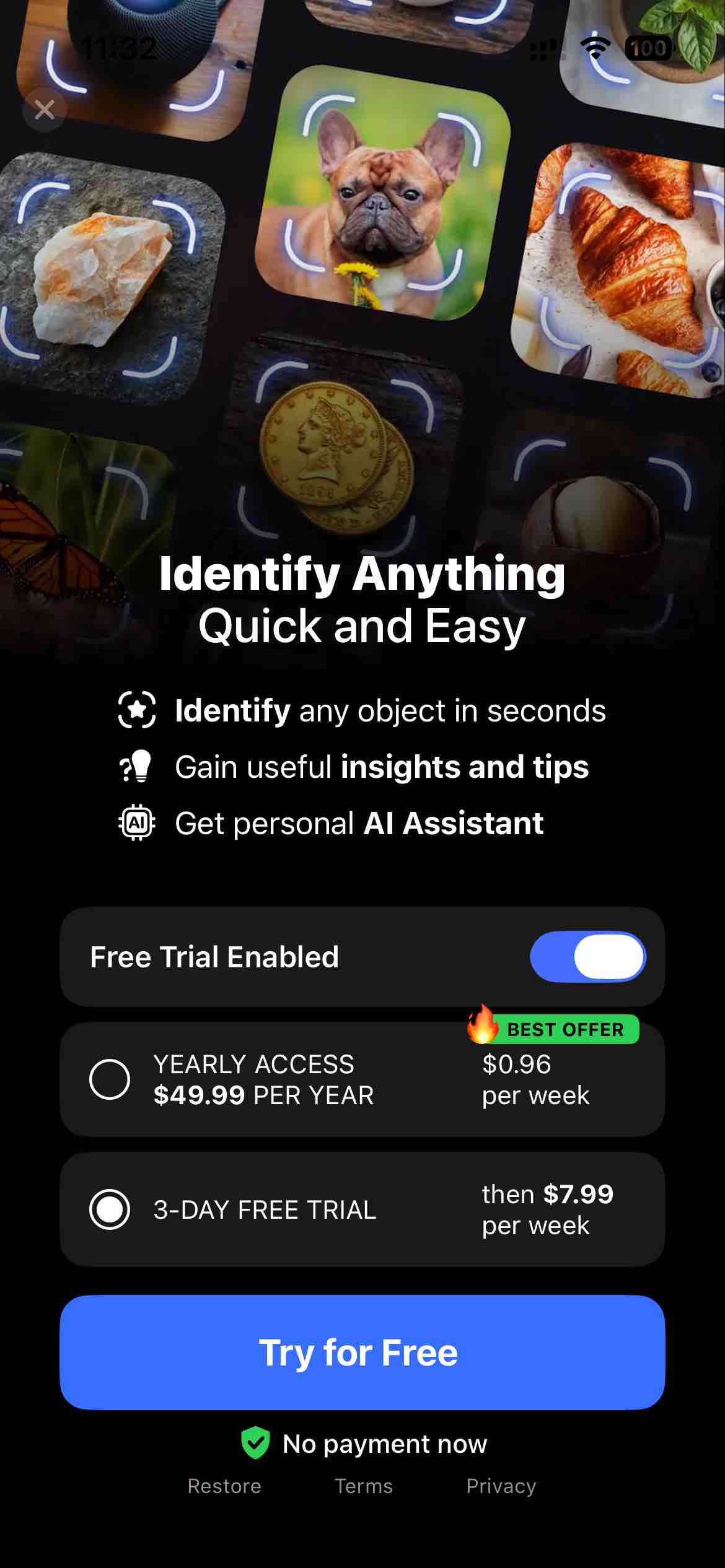 EveryScan・Identifier & AI Lens