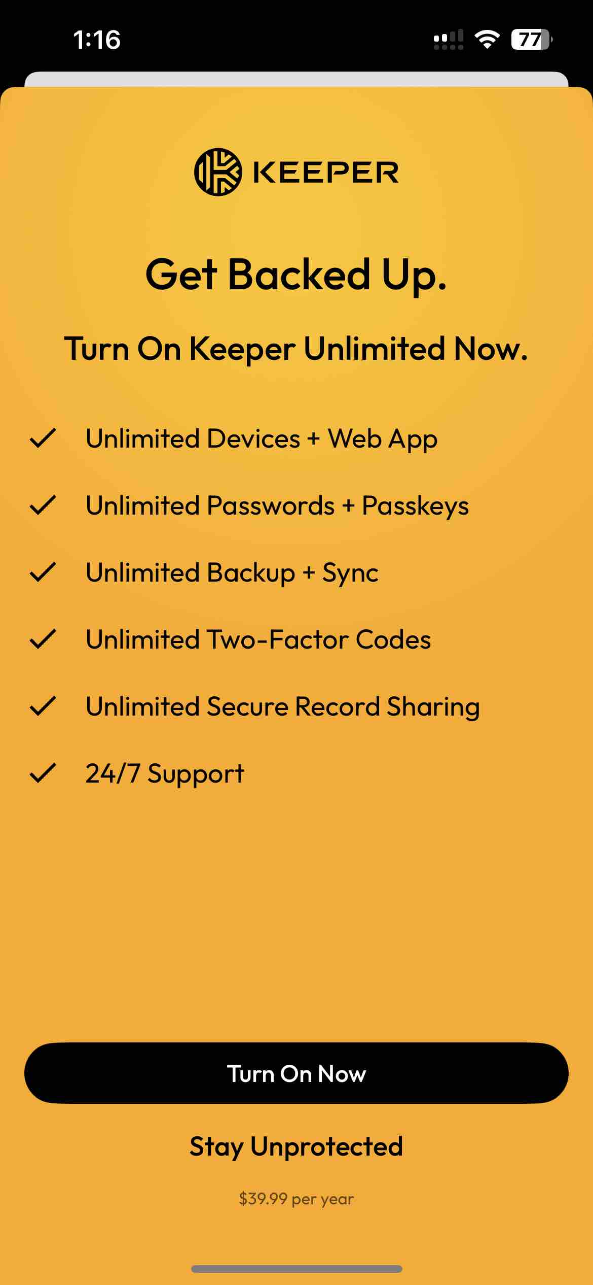 Keeper Password Manager
