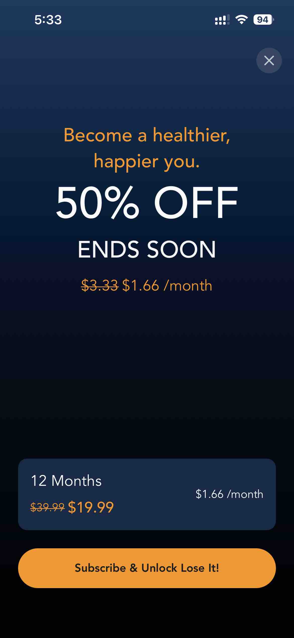 Lose It! – Calorie Counter