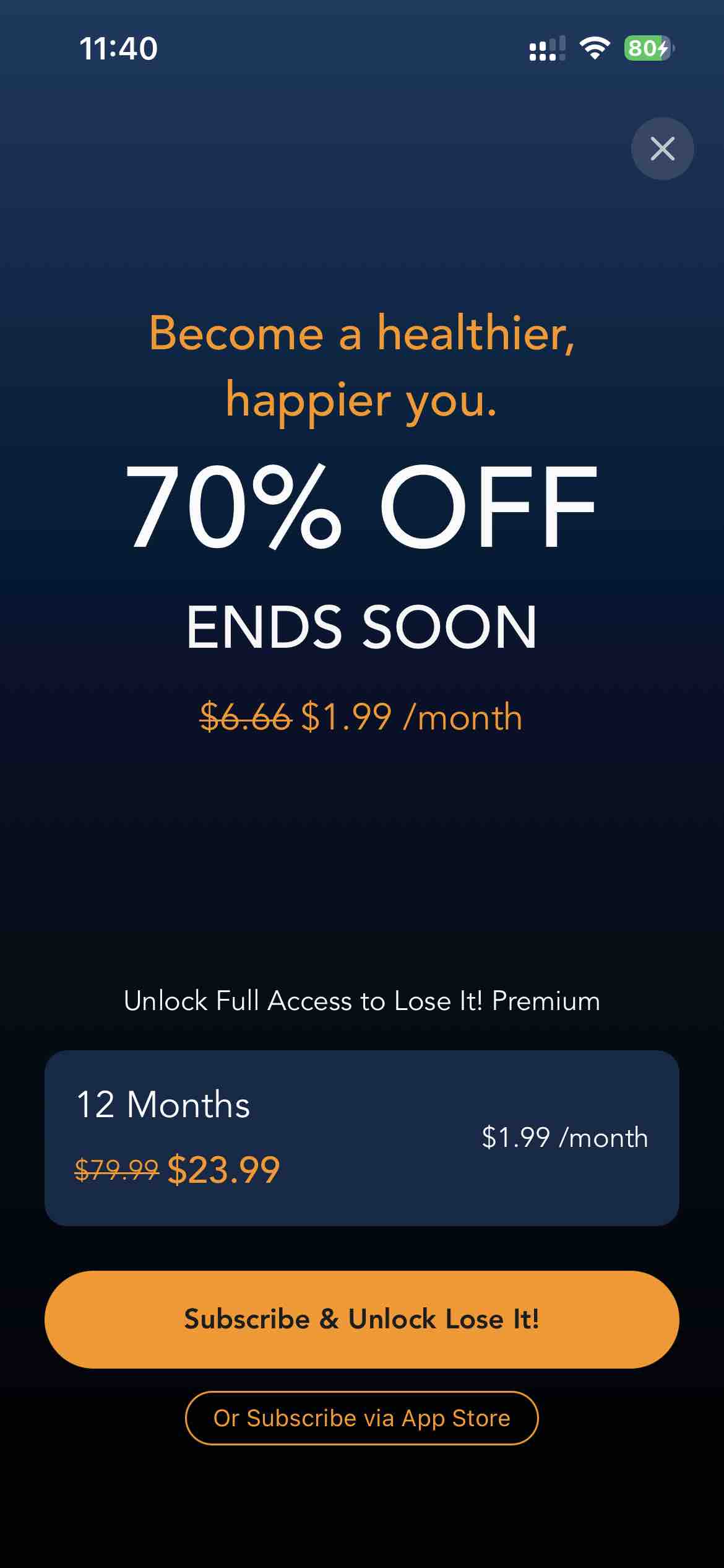 Lose It! – Calorie Counter