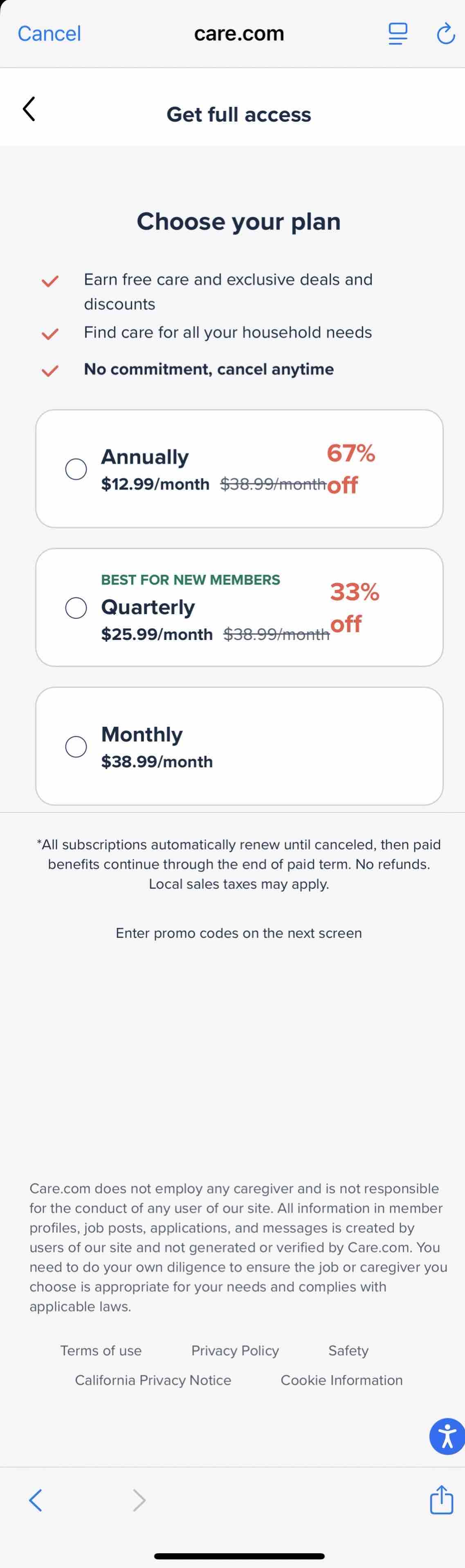 Care.com: Hire Caregivers