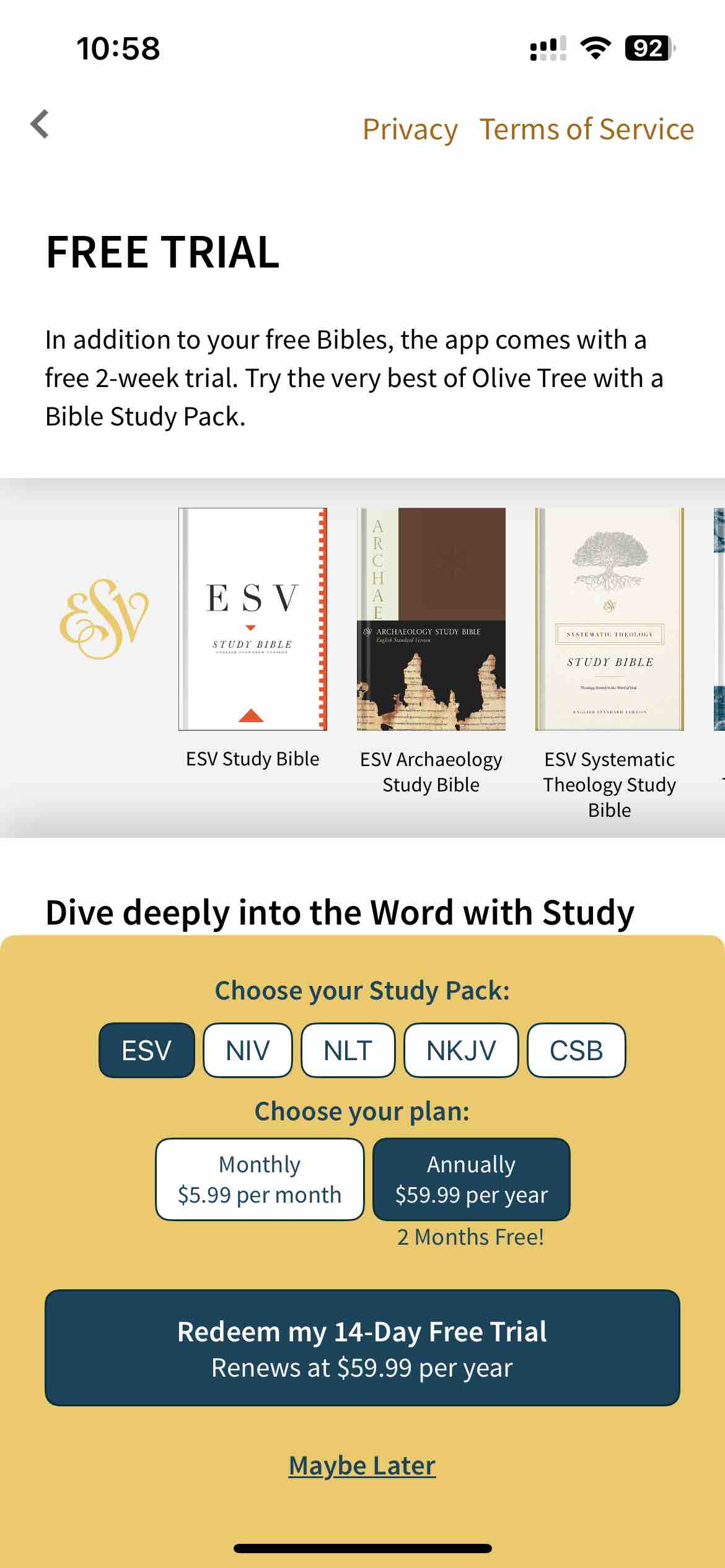 Bible App - Read & Study Daily