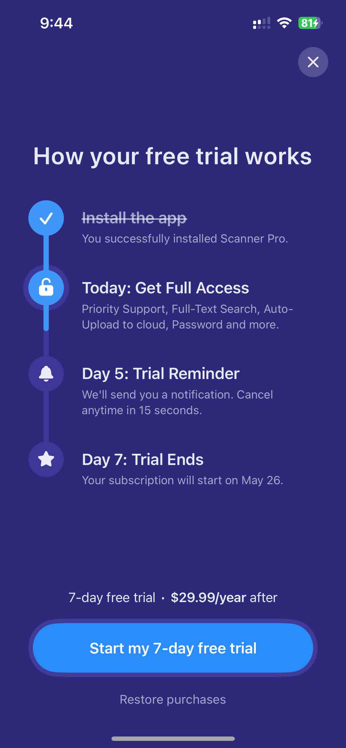 Scanner Pro - Scan Documents