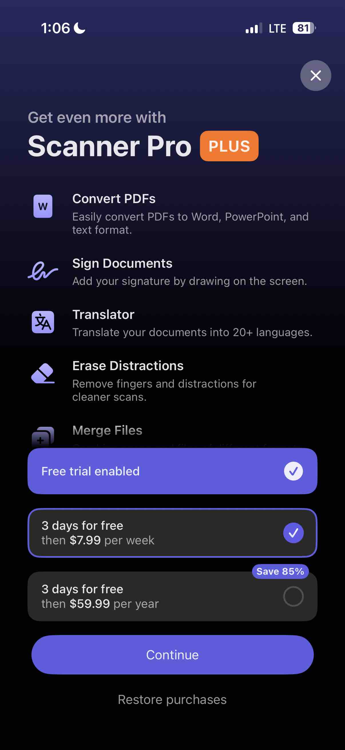 Scanner Pro - Scan Documents
