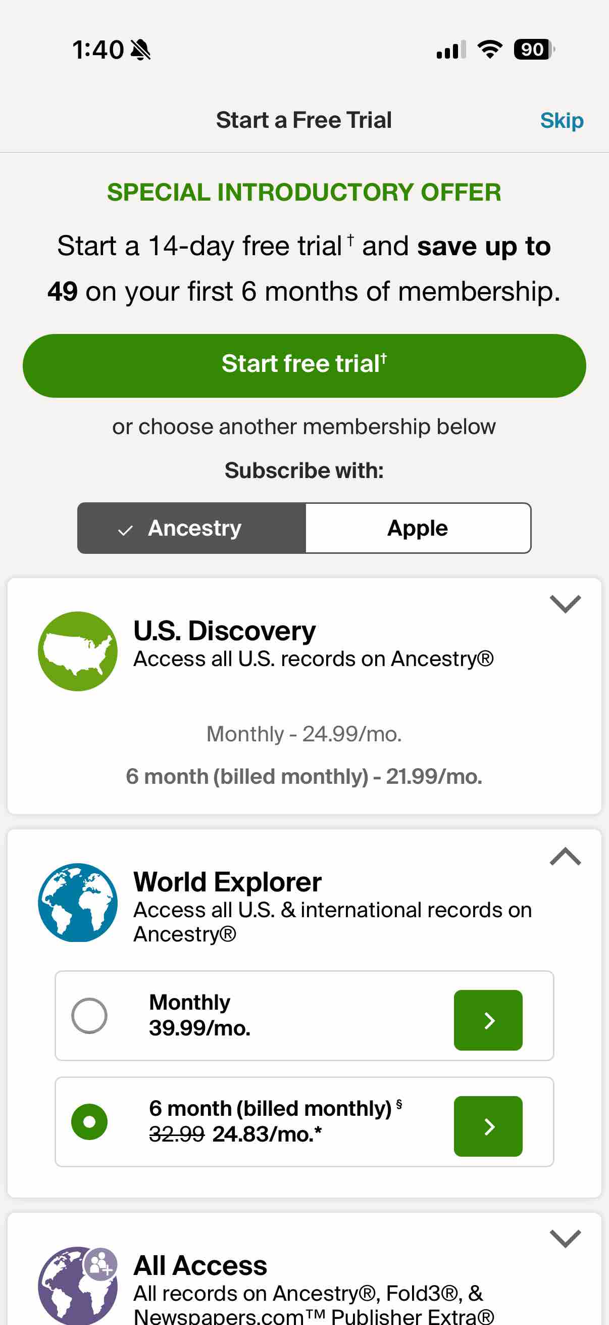 Ancestry: Family History & DNA