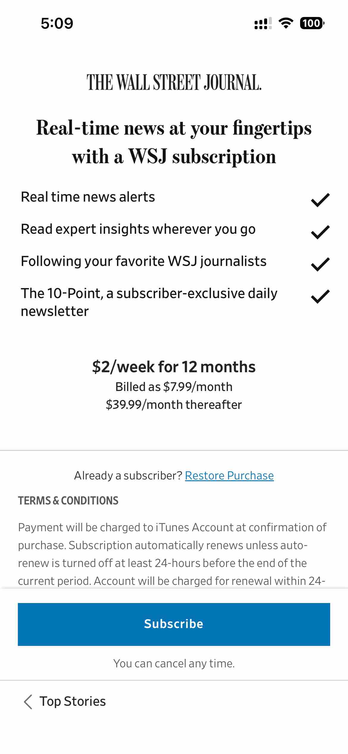 The Wall Street Journal. News