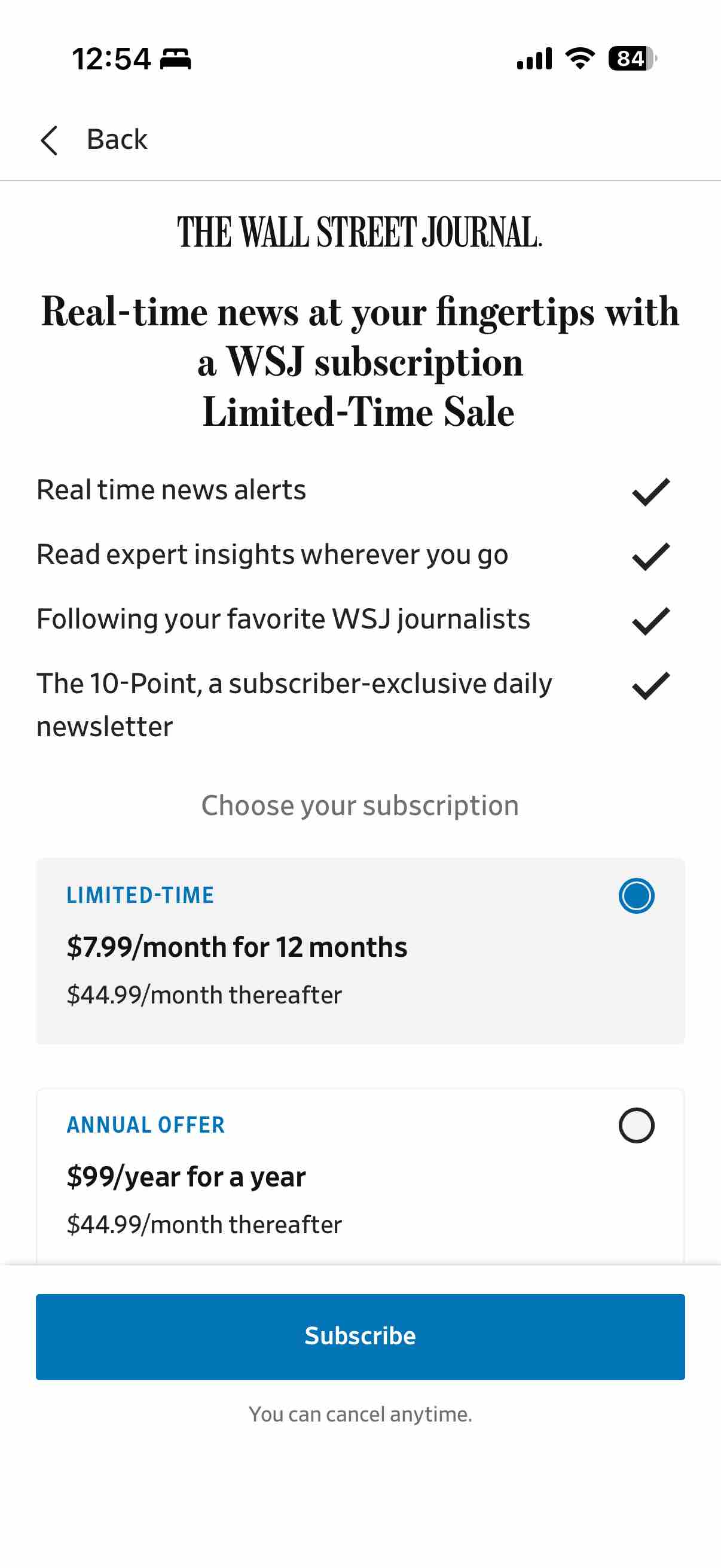 The Wall Street Journal. News