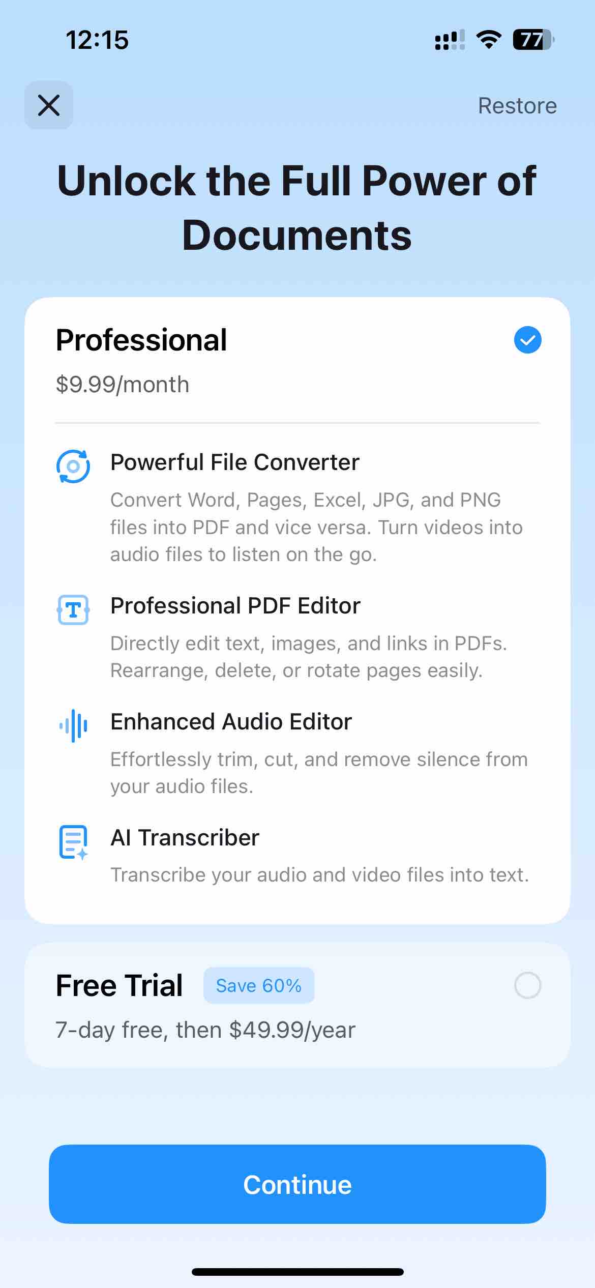 Documents: File Manager & Docs