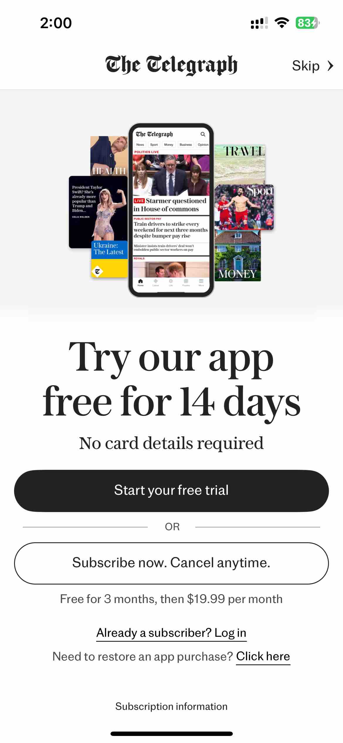 The Telegraph: UK & World News