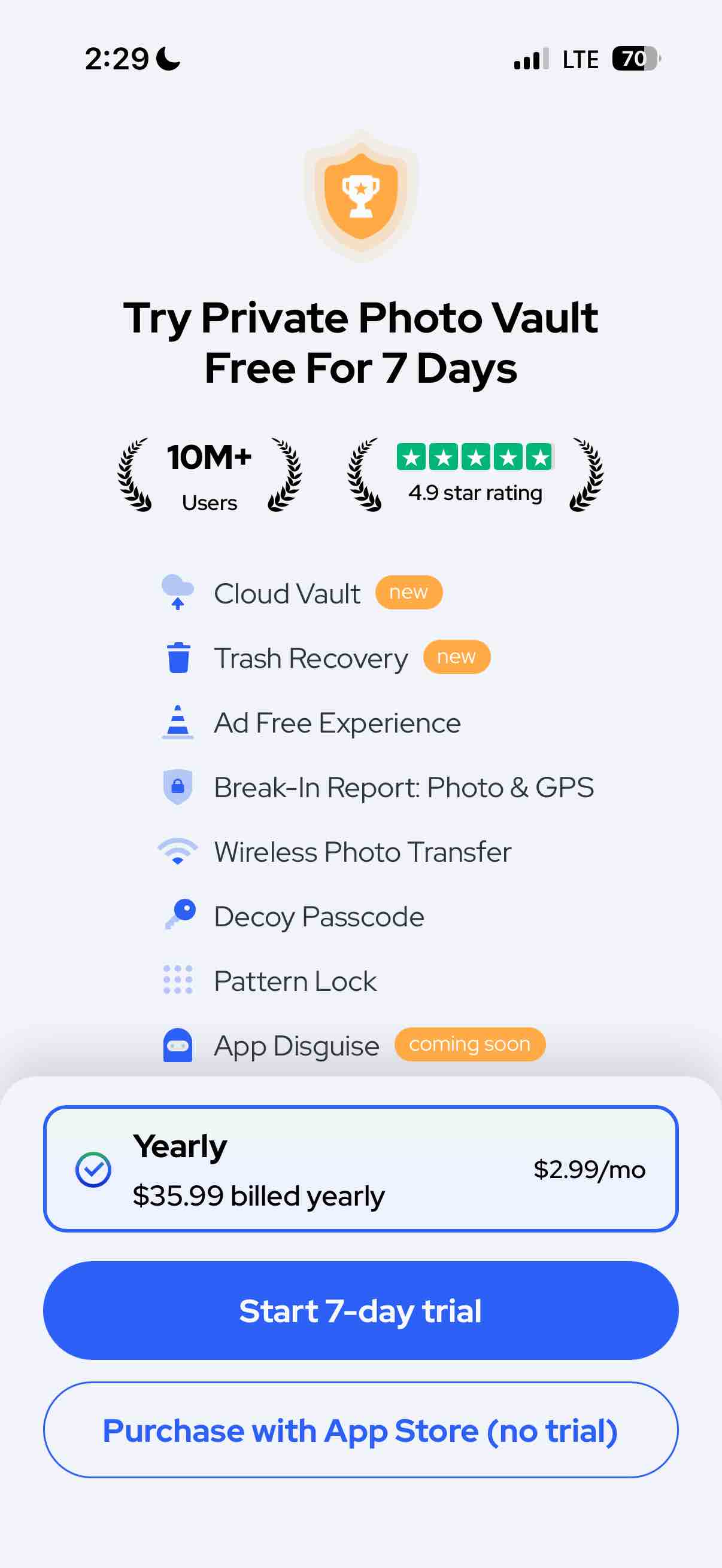 Private Photo Vault - Pic Safe