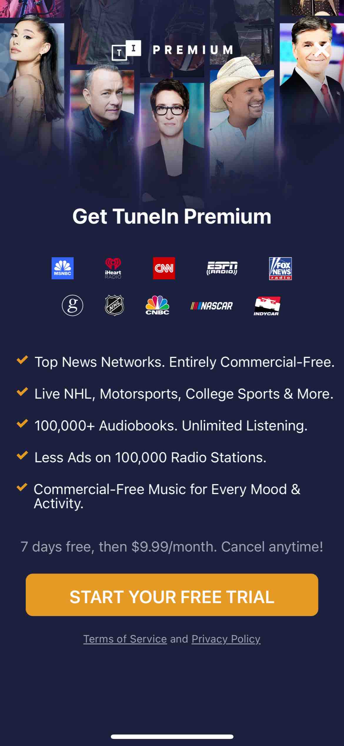 TuneIn Radio: Music & Sports