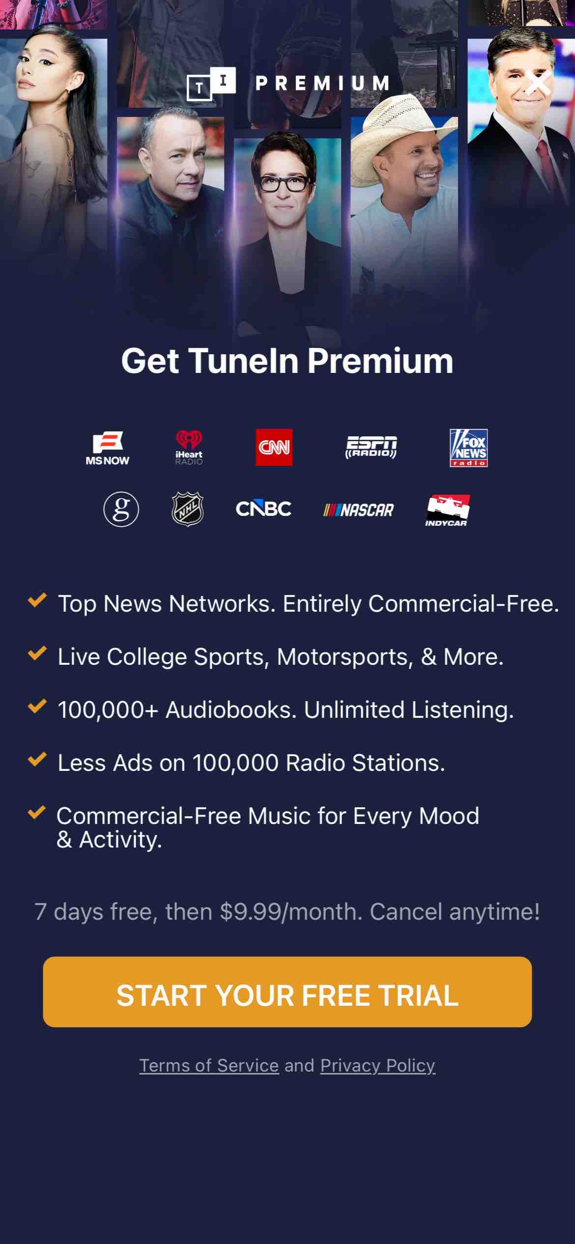 TuneIn Radio: Music & Sports