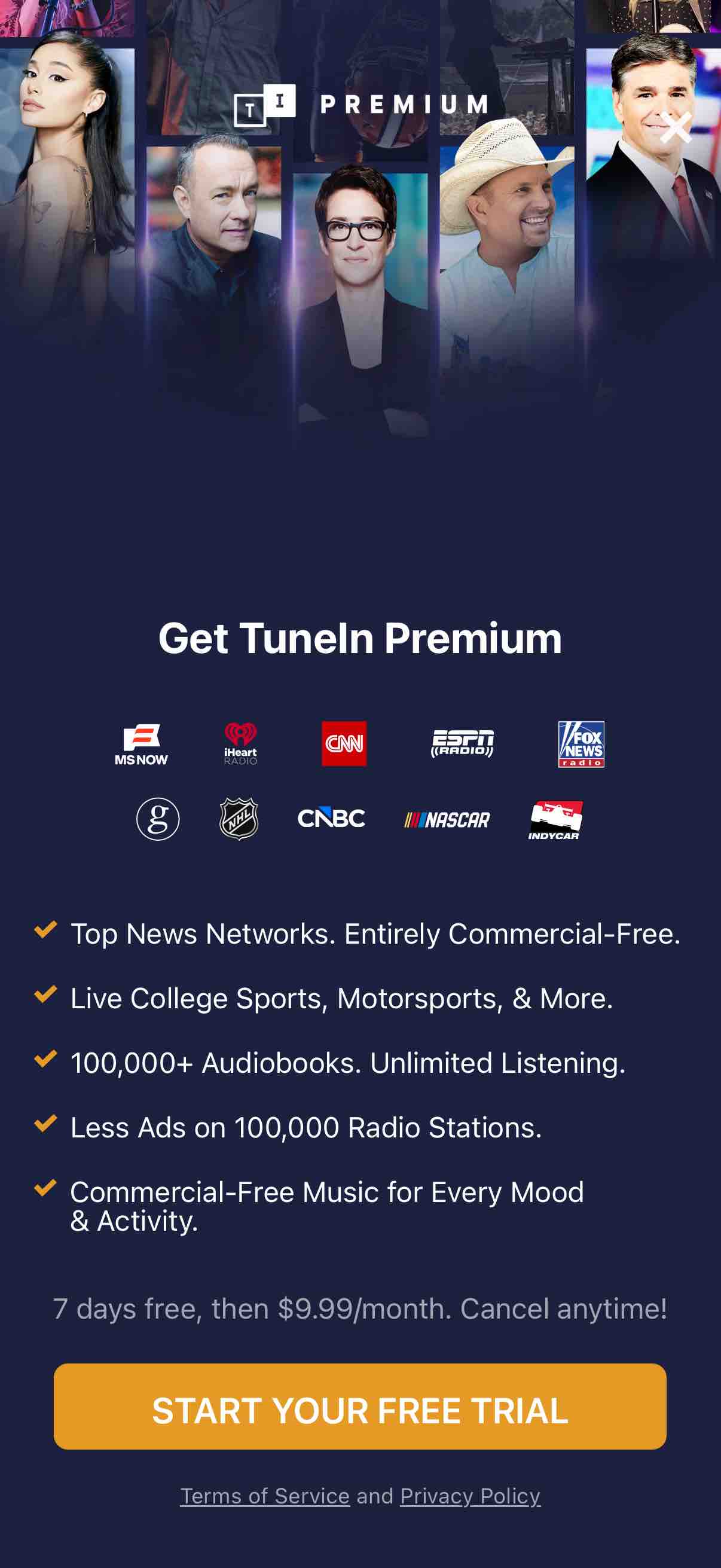 TuneIn Radio: Music & Sports