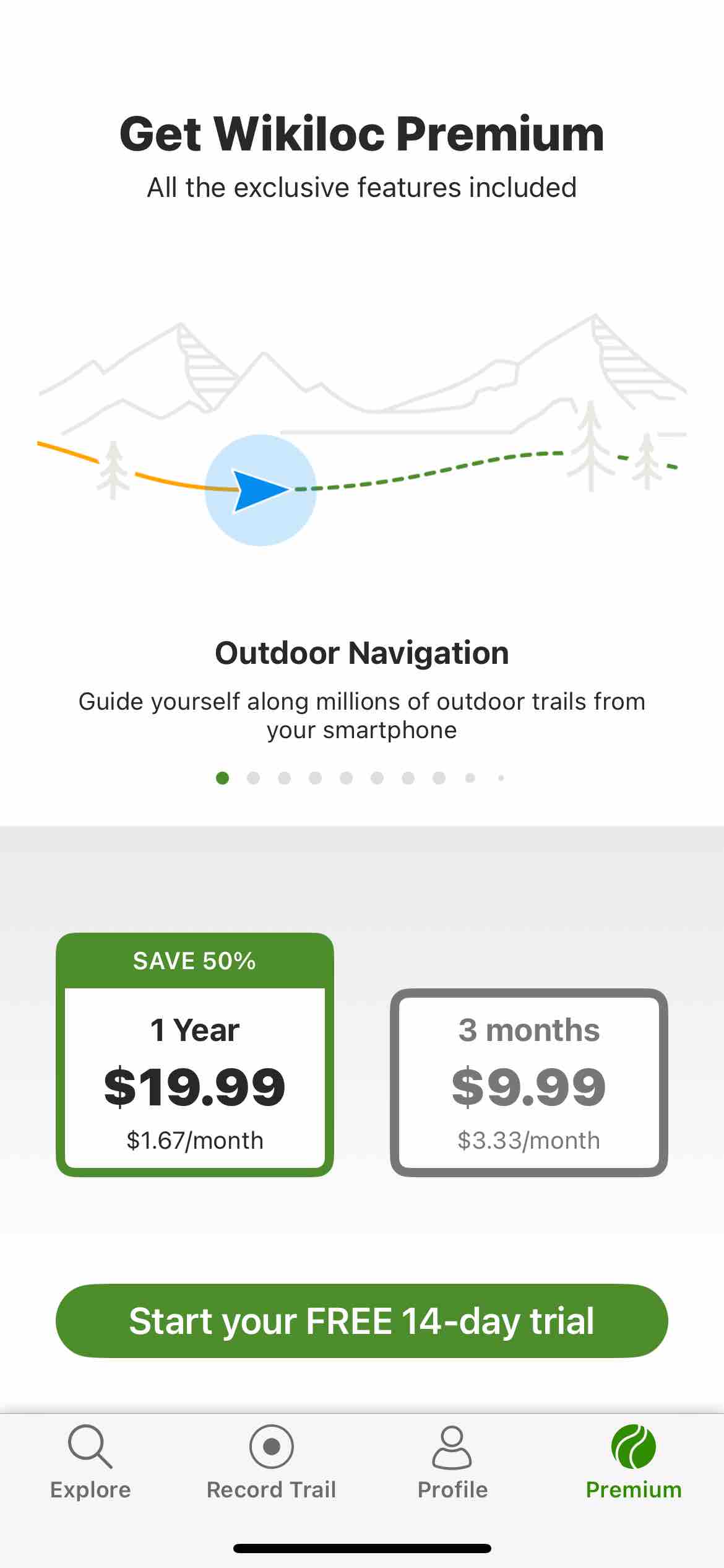 Wikiloc Outdoor Navigation GPS