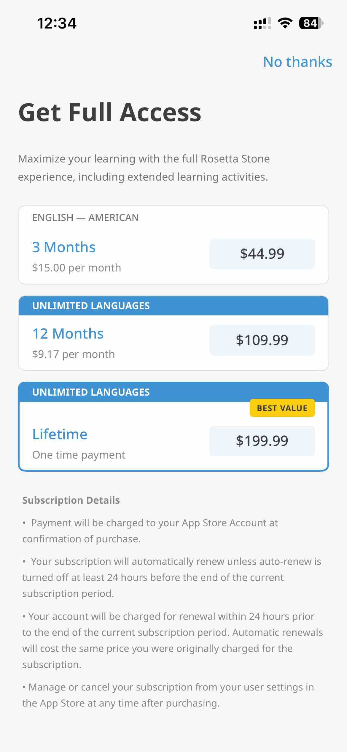 Rosetta Stone: Learn Languages