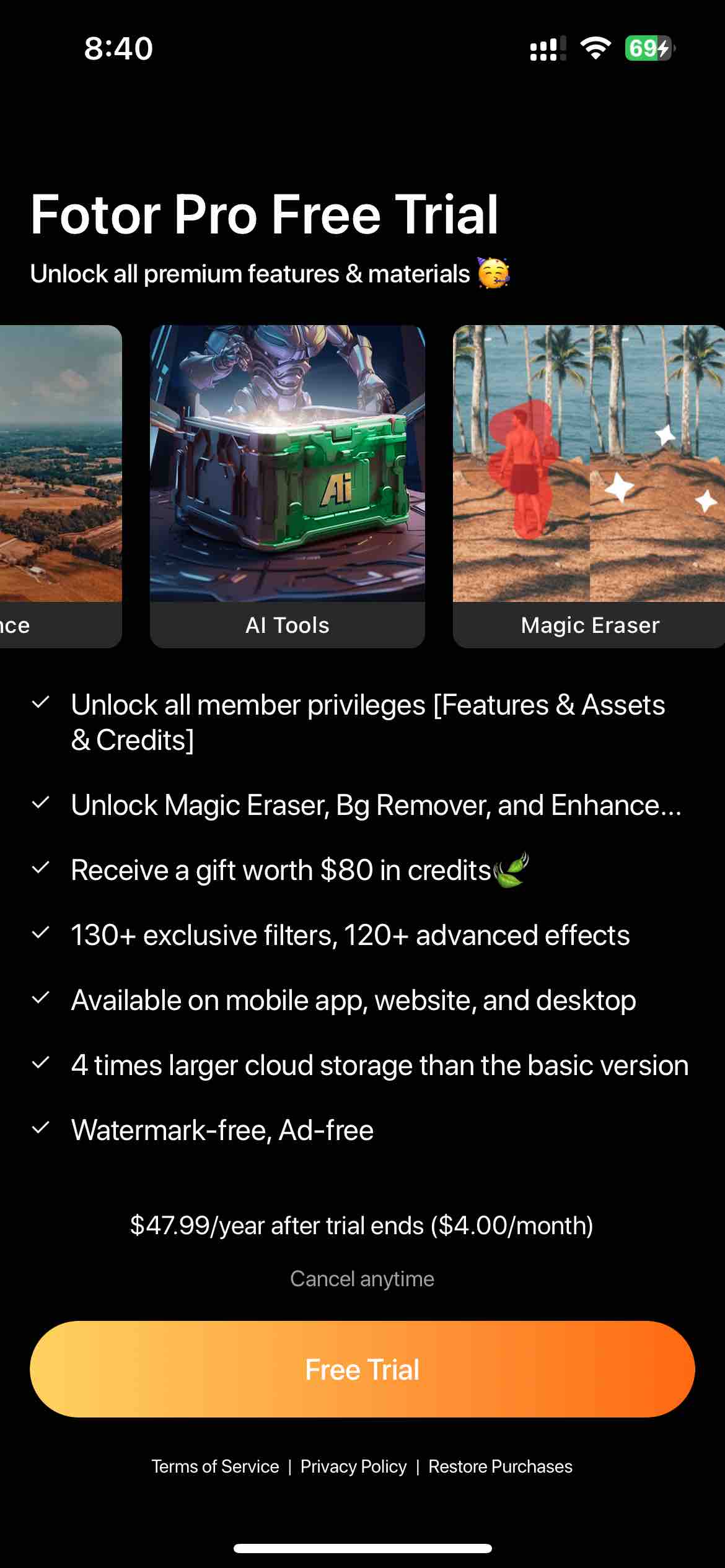 Fotor - AI Agent Photo Editor