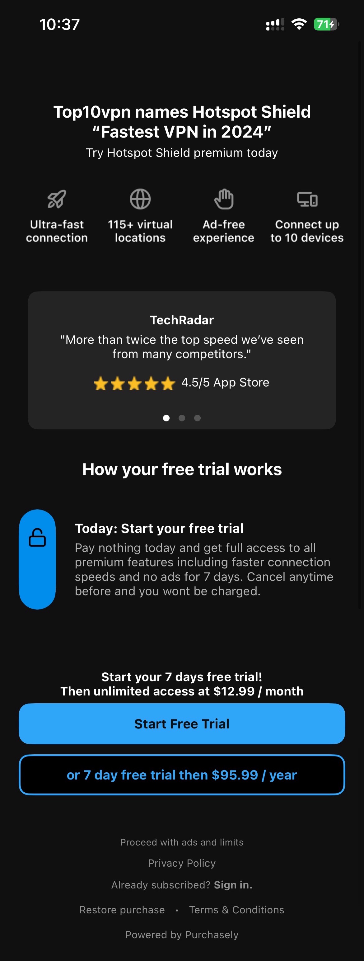 VPN Hotspot Shield: Proxy VPN