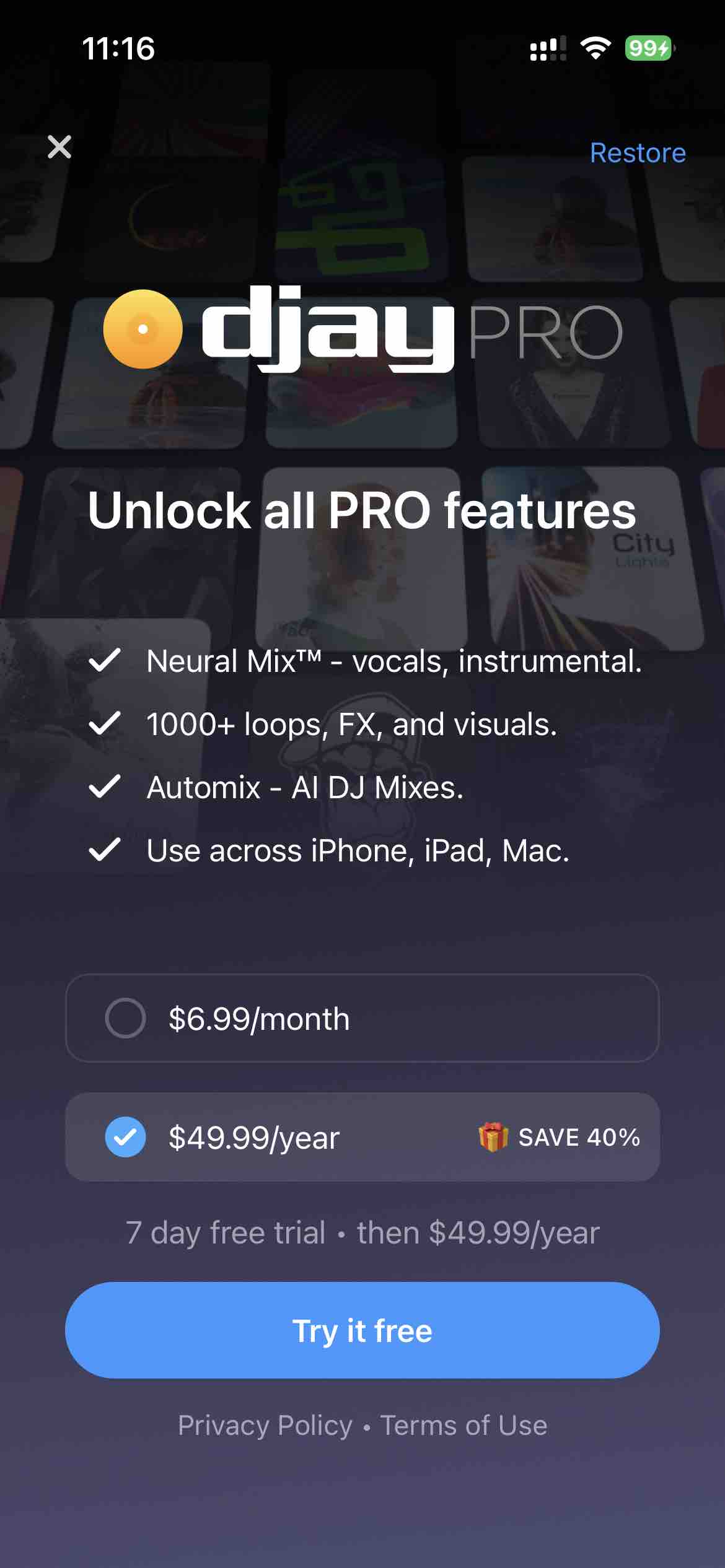 djay - DJ App & AI Mixer