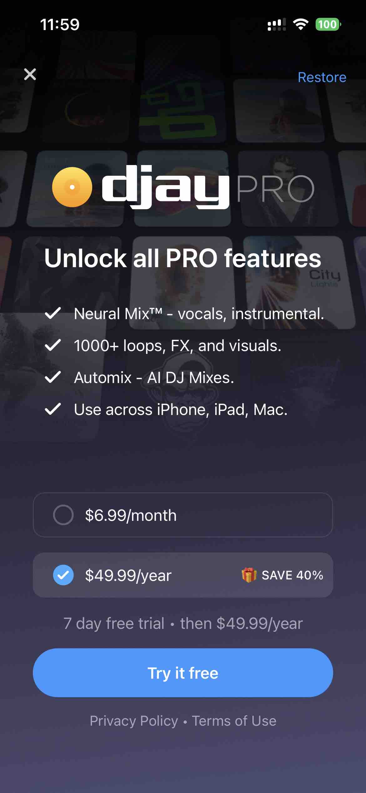 djay - DJ App & AI Mixer