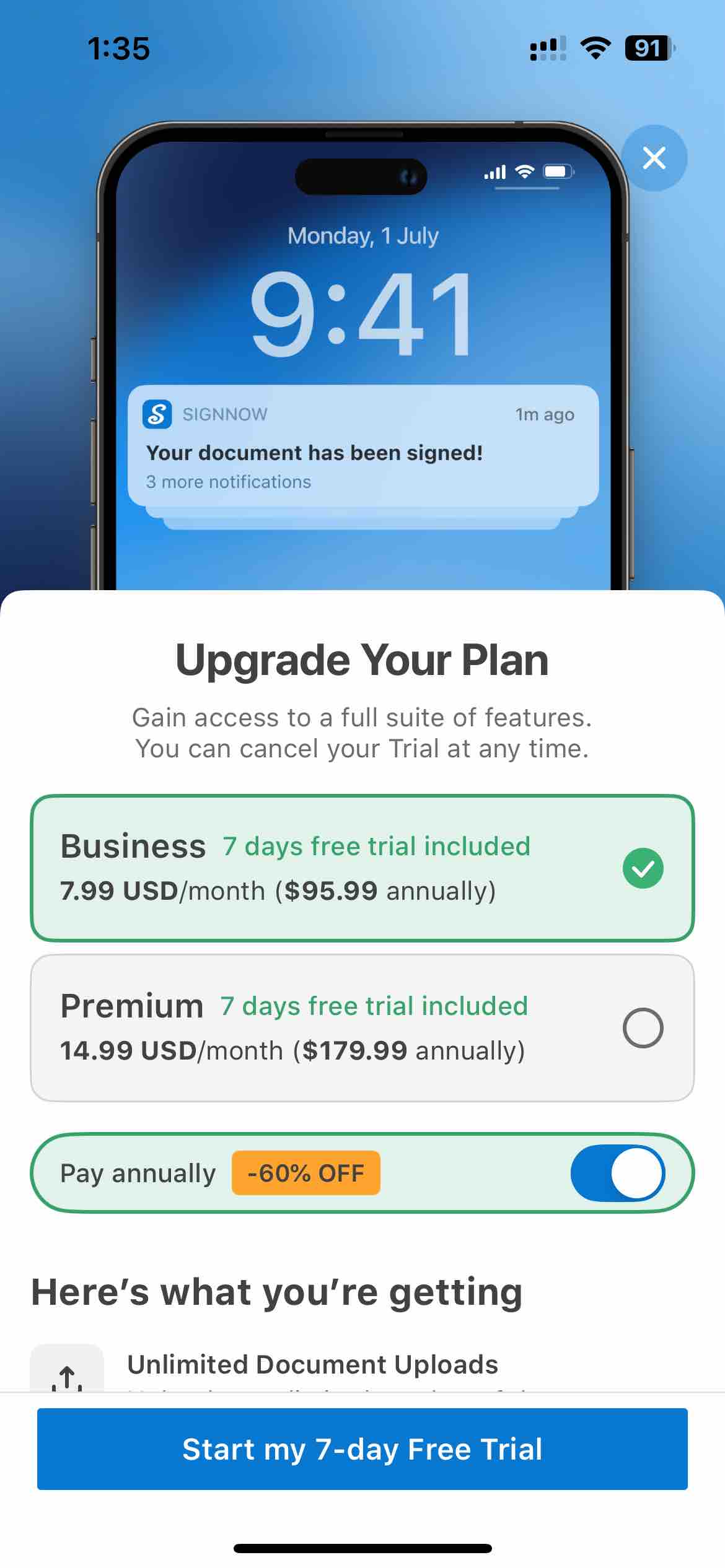 SignNow: e-Signature app