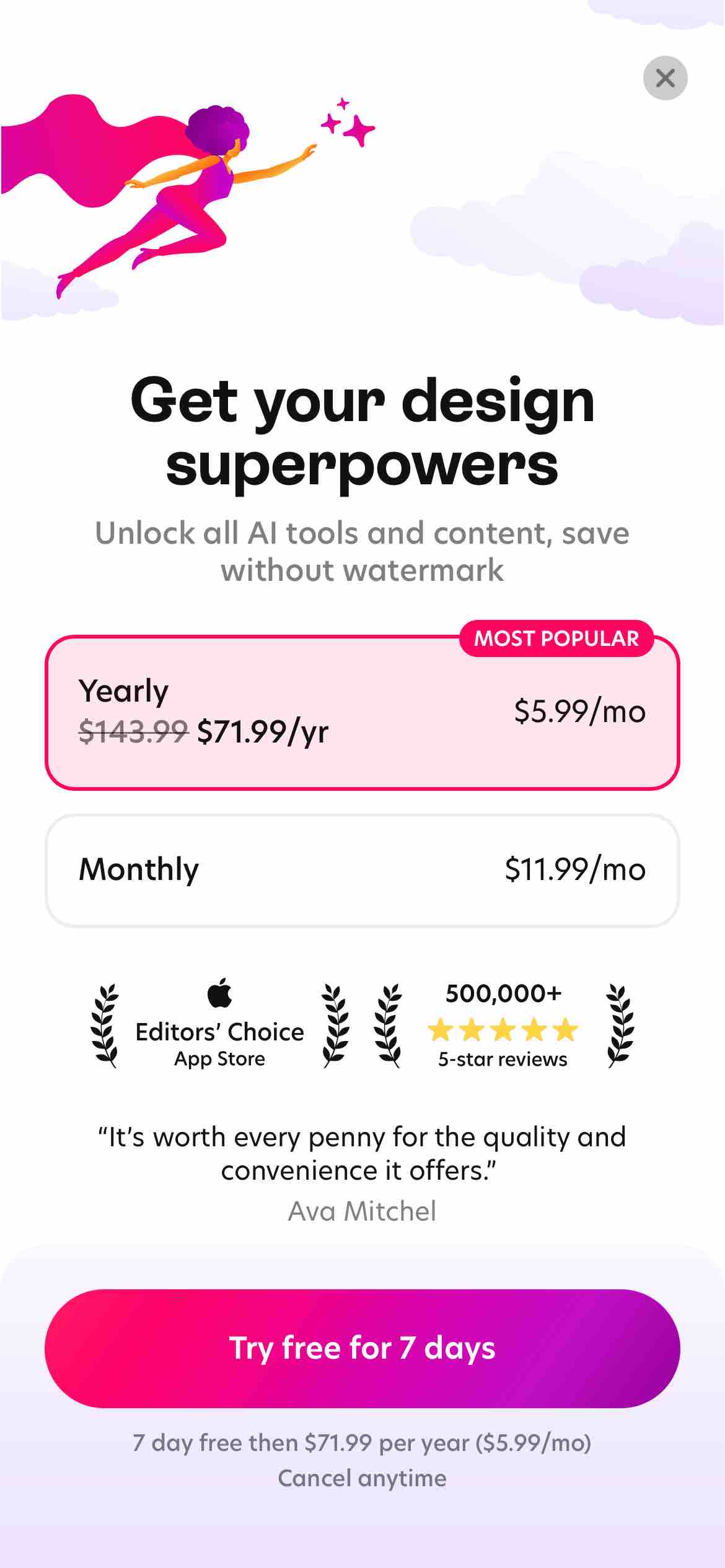 Bazaart AI Photo Editor Design