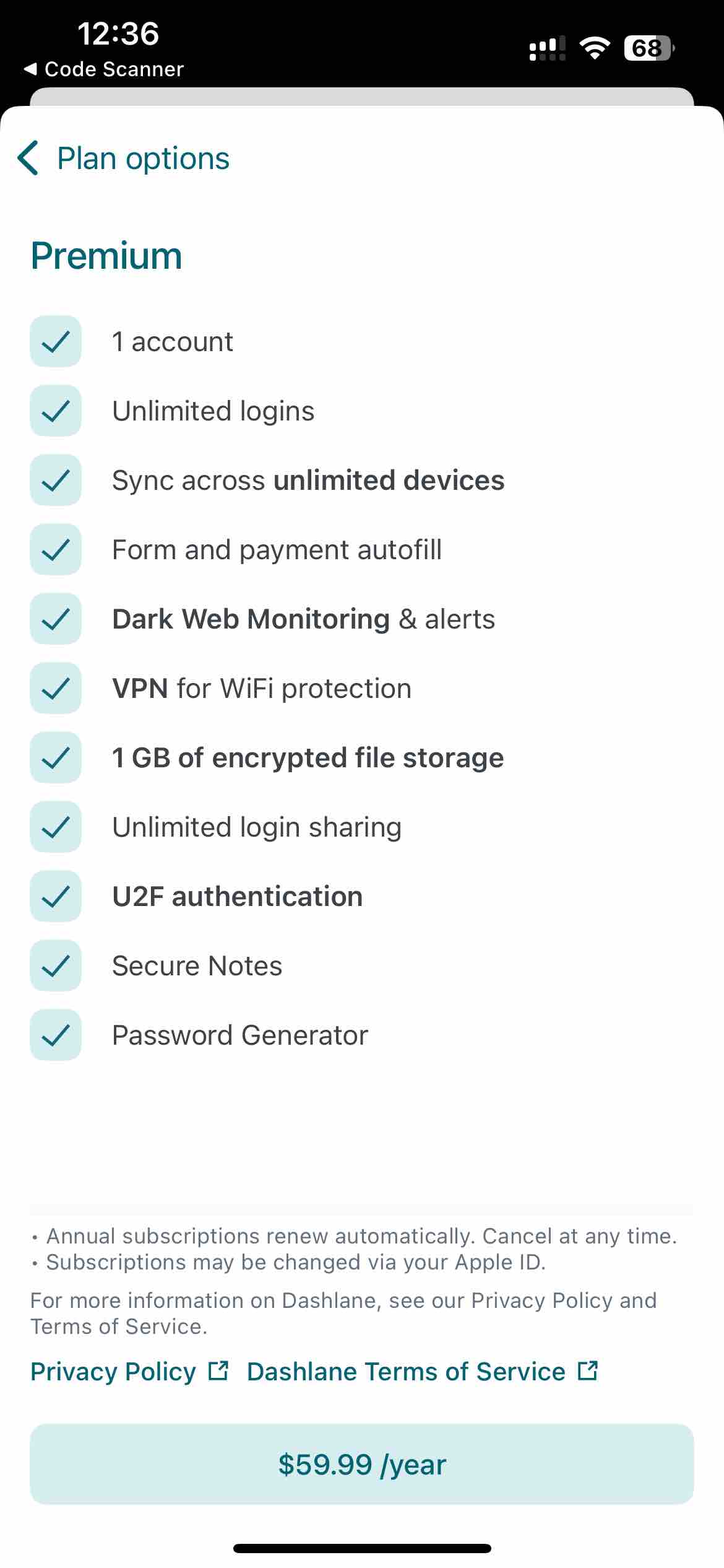 Dashlane Password Manager