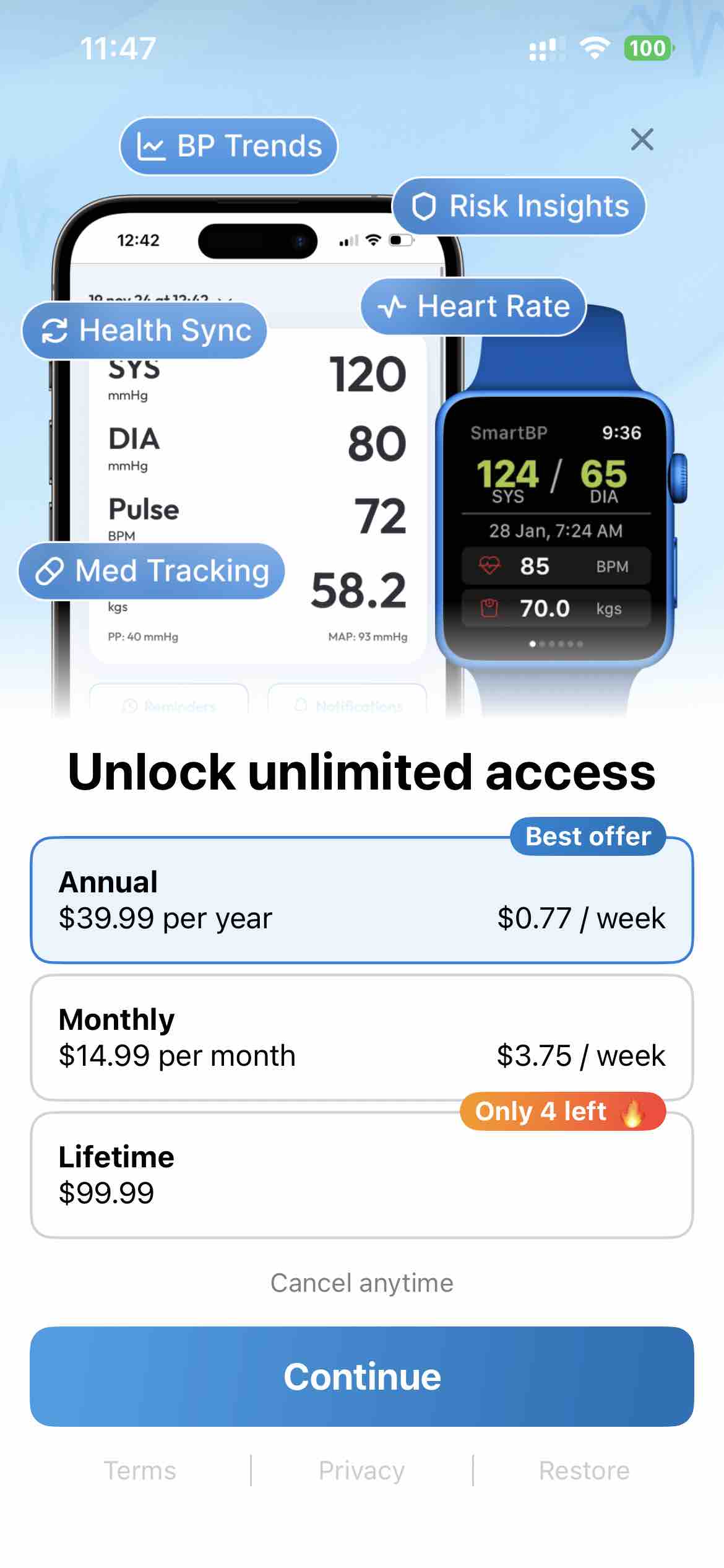 Blood Pressure Tracker SmartBP