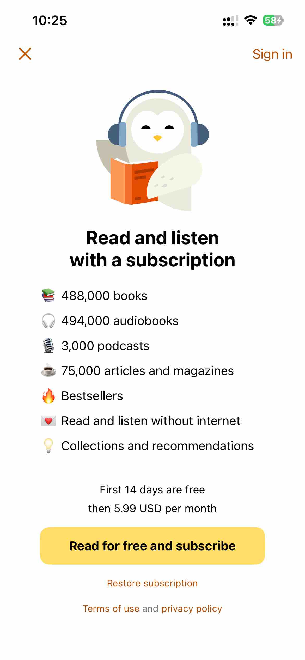 MyBook: books and audiobooks