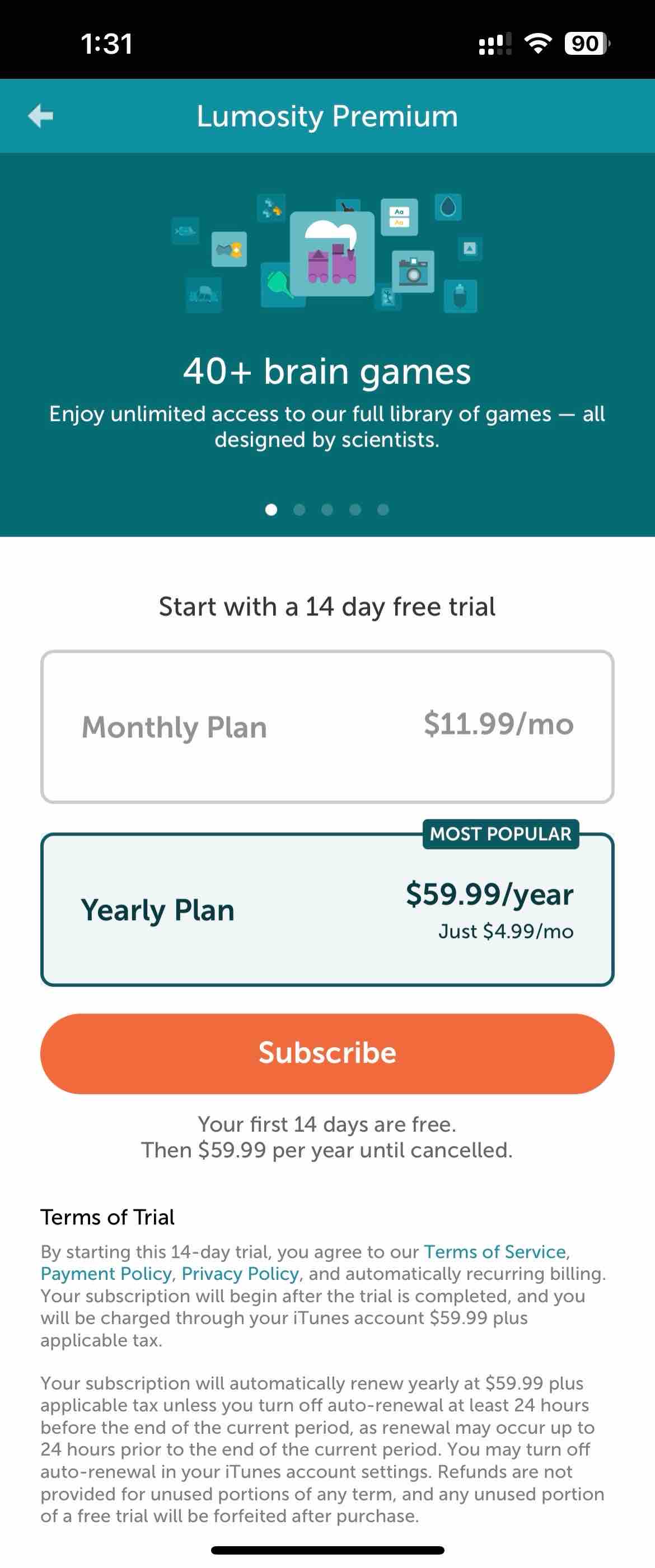 Lumosity: Brain Training