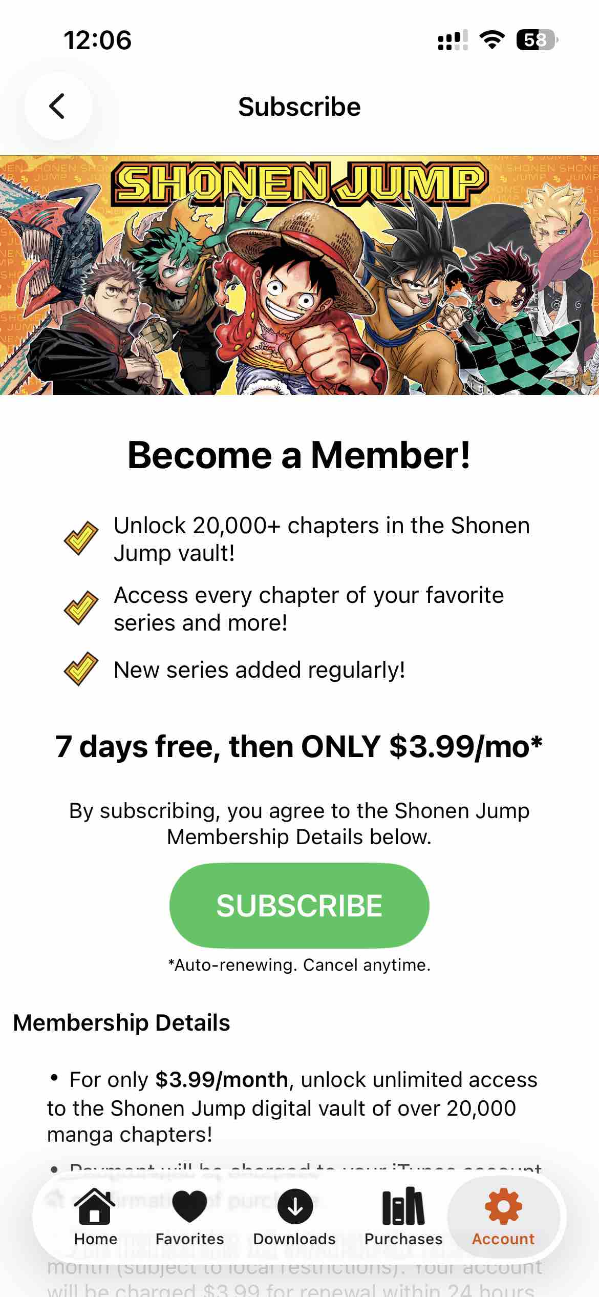 Shonen Jump Manga & Comics