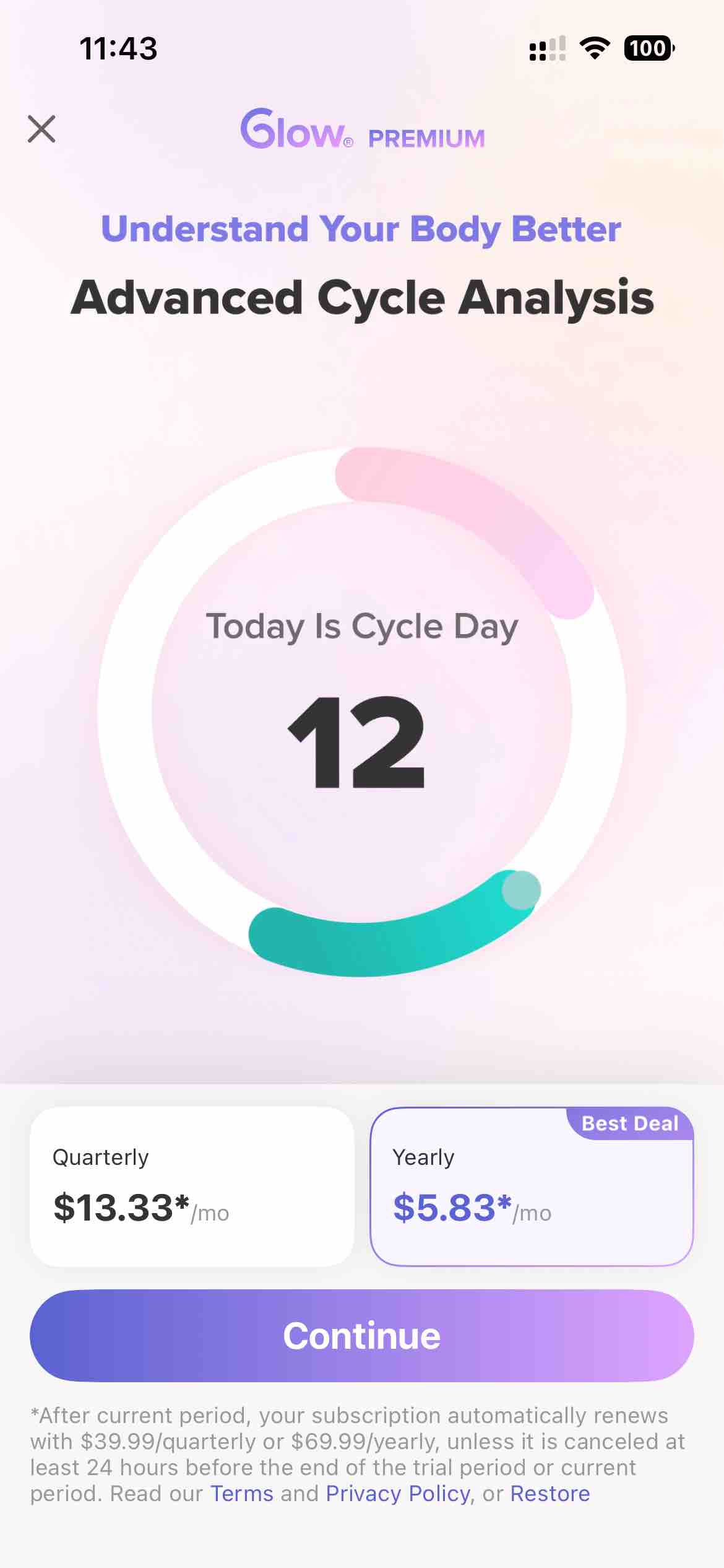 Glow Ovulation & Period App