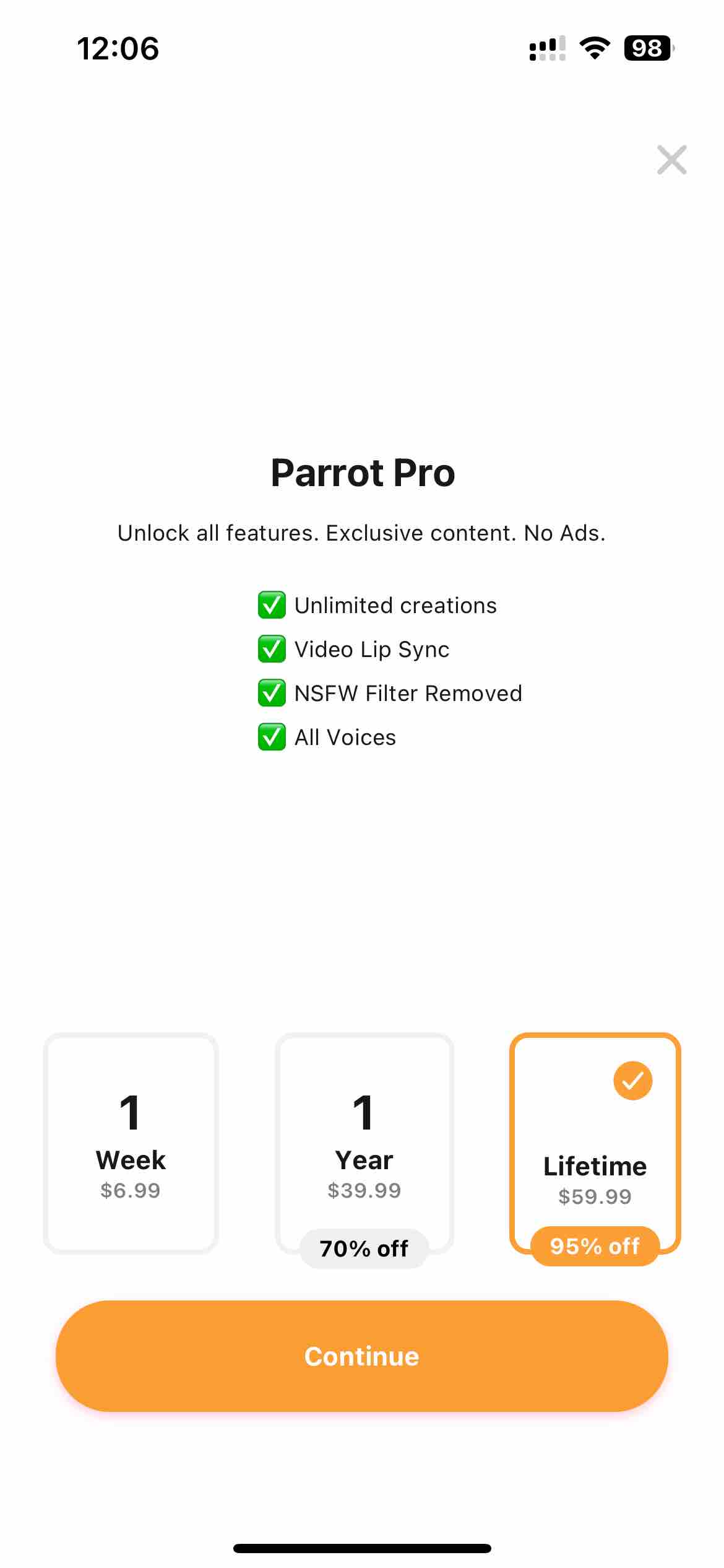 Parrot: Voice Generator AI App
