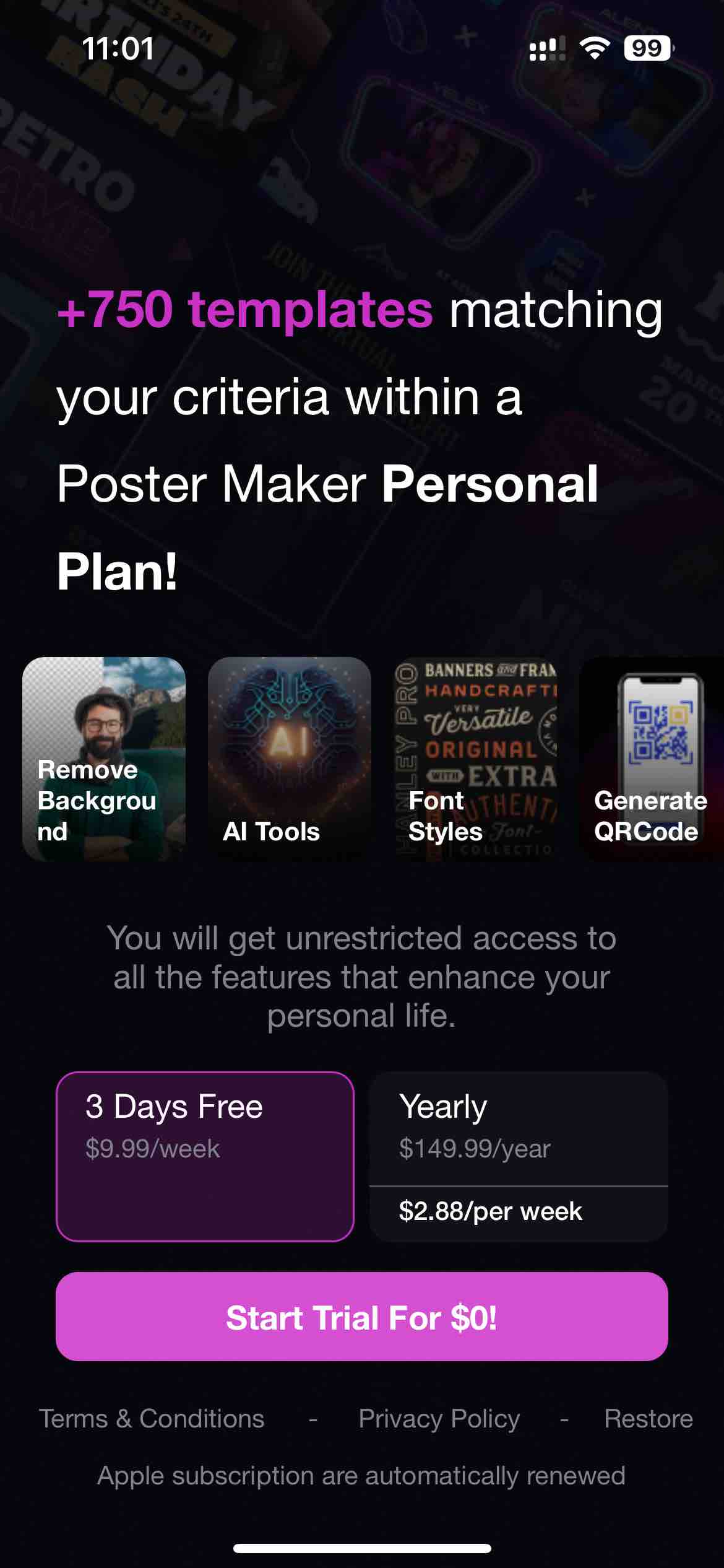 Crea: Poster & Flyer Maker App