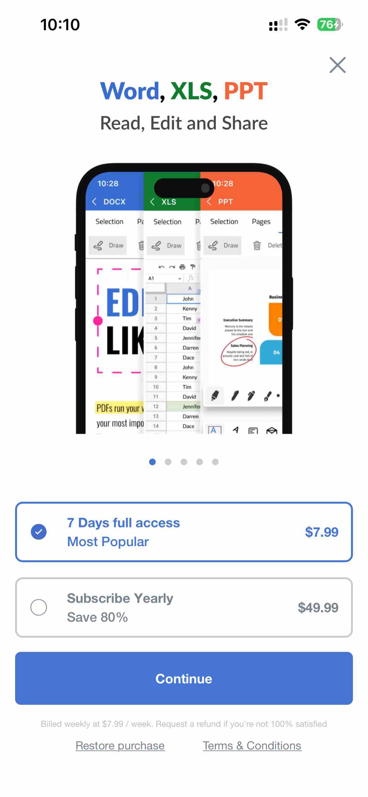 Office Word:Edit Word Document