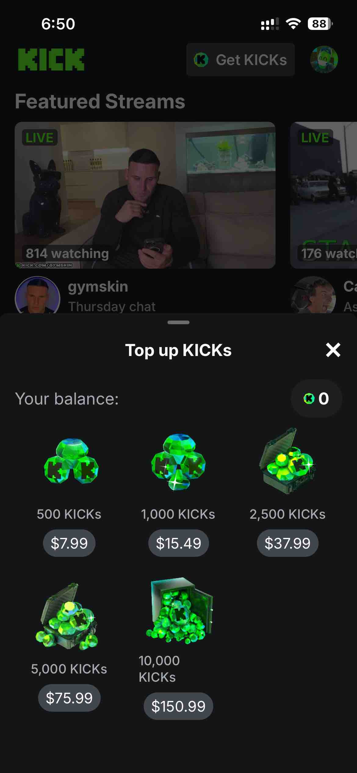KICK - Live Streaming
