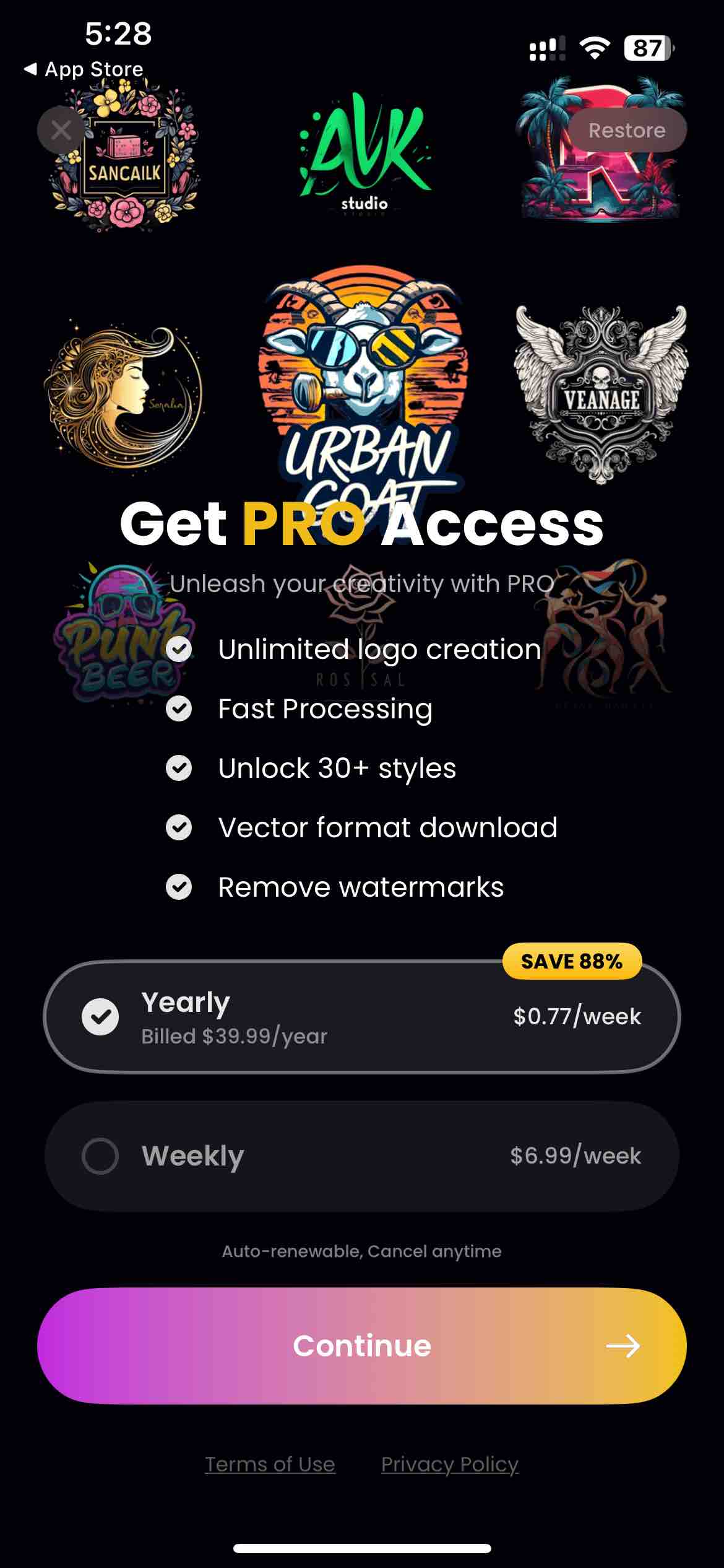 Arvin® - AI Logo Maker