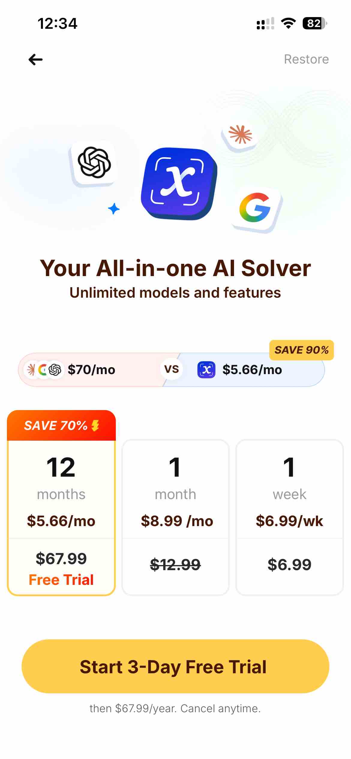 Solvely - AI Study Companion