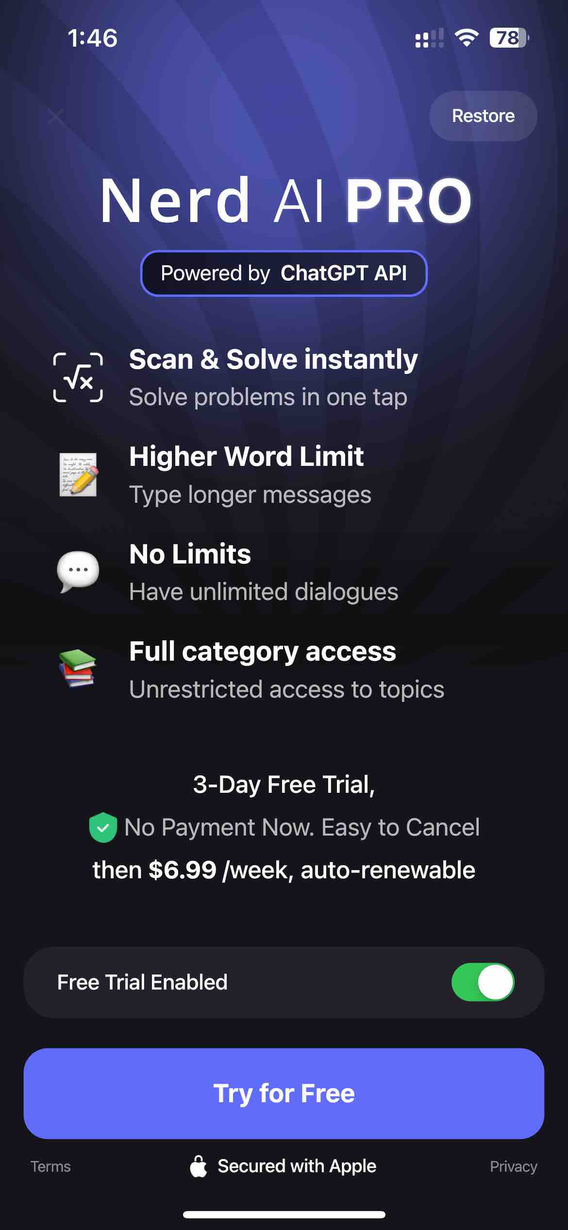Nerd AI - Tutor & Math Helper