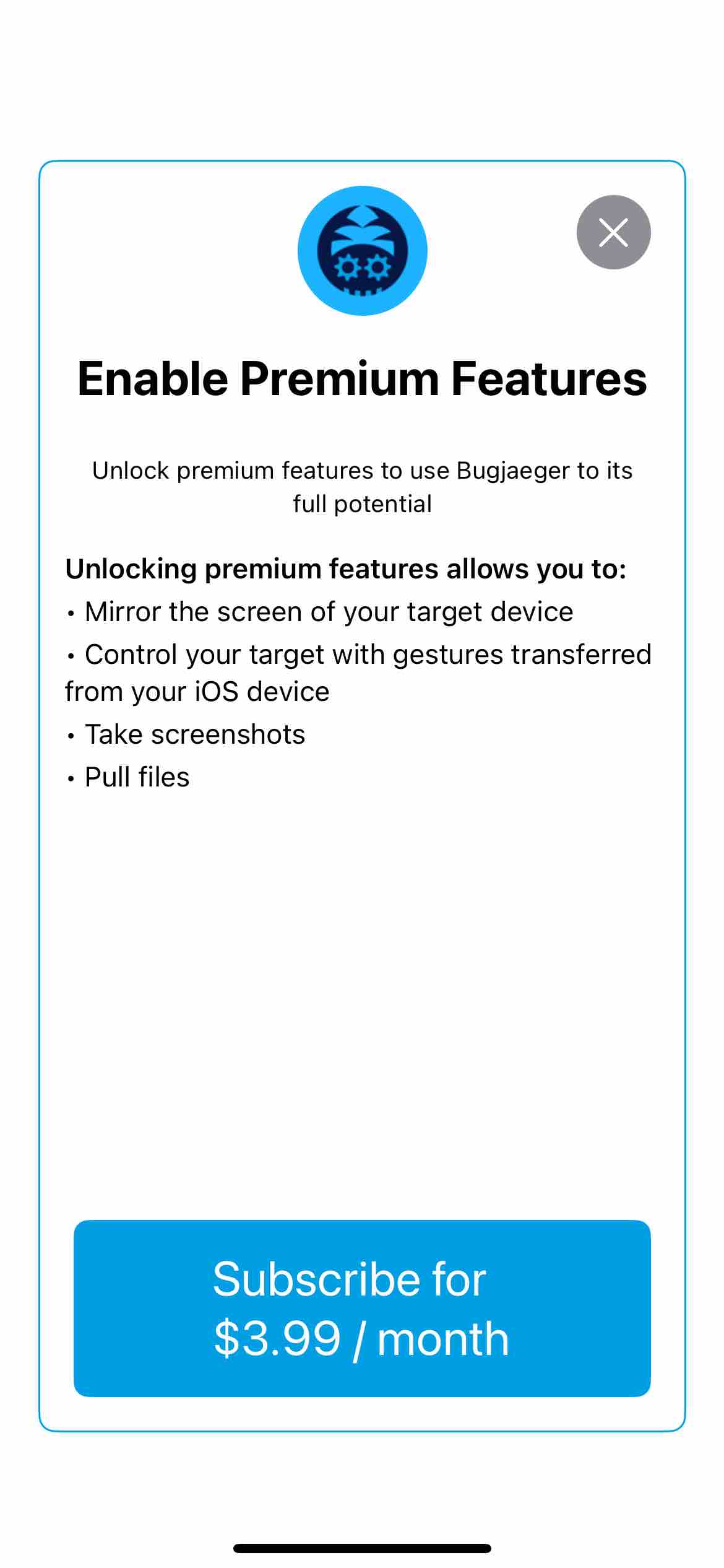 Bugjaeger - Mobile ADB