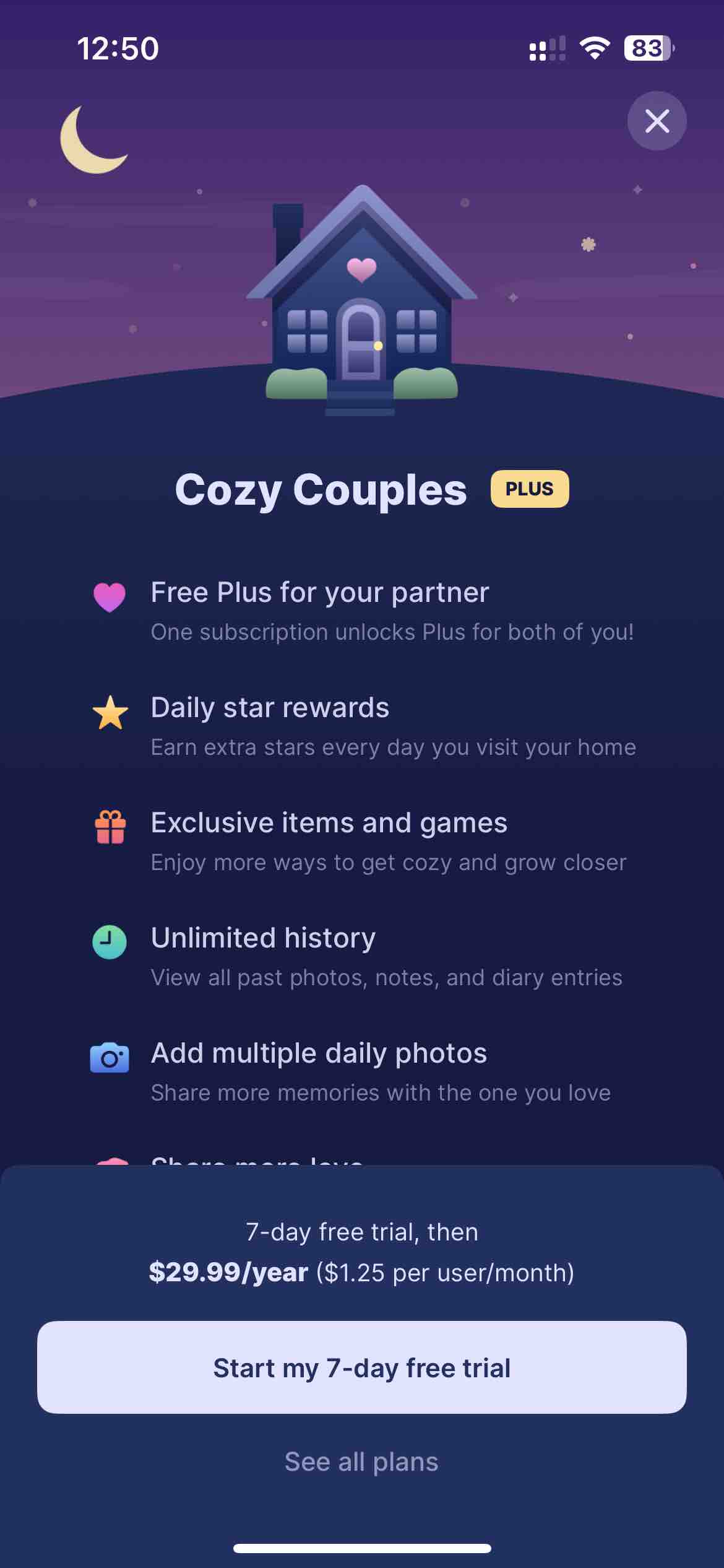 Cozy Couples: Relationship App
