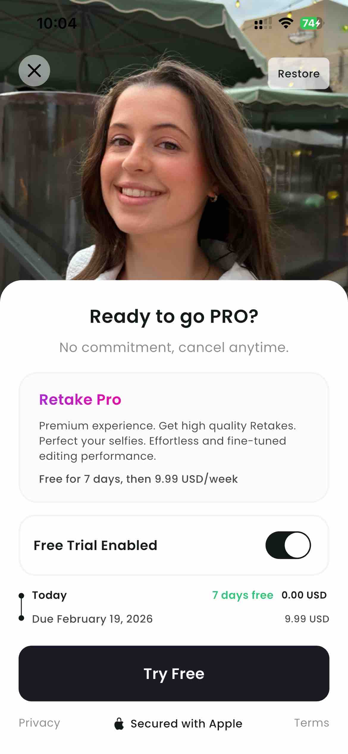 Retake AI Face & Selfie Editor