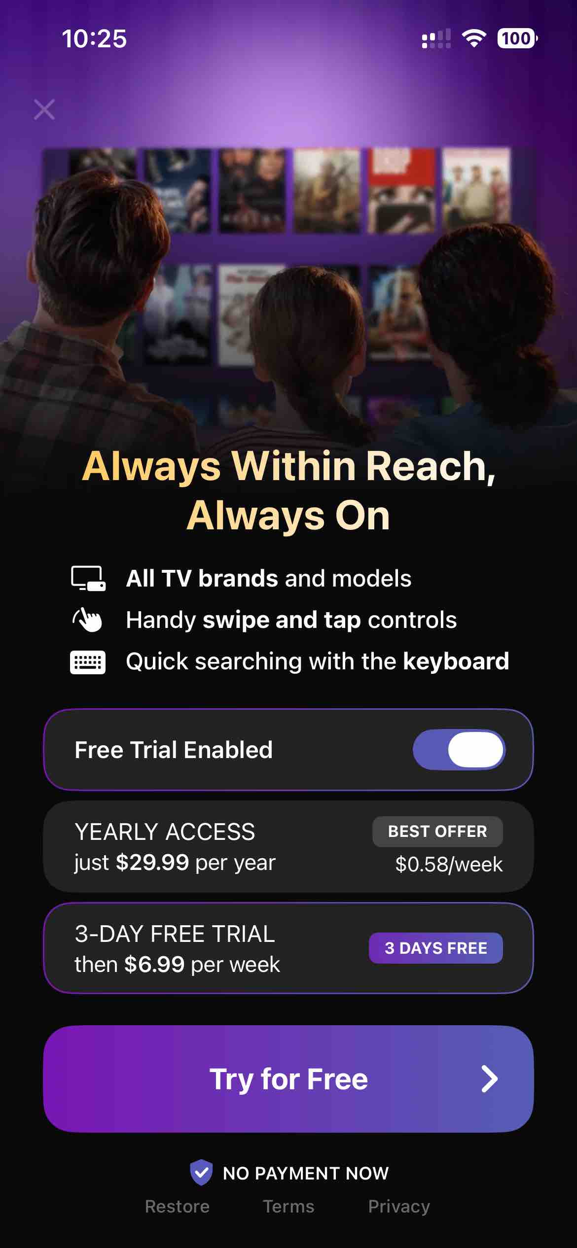 Universal Remote・TV Control