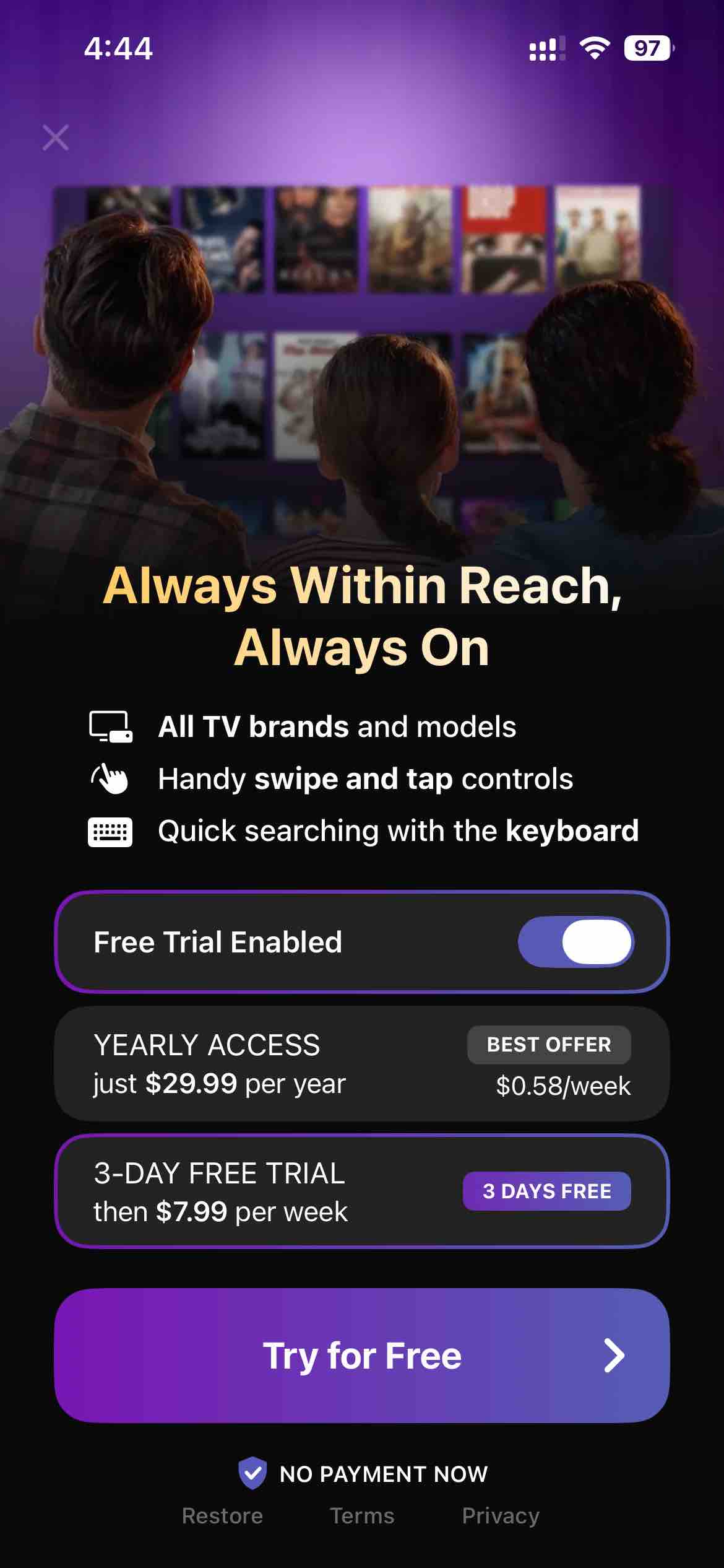 Universal Remote・TV Control