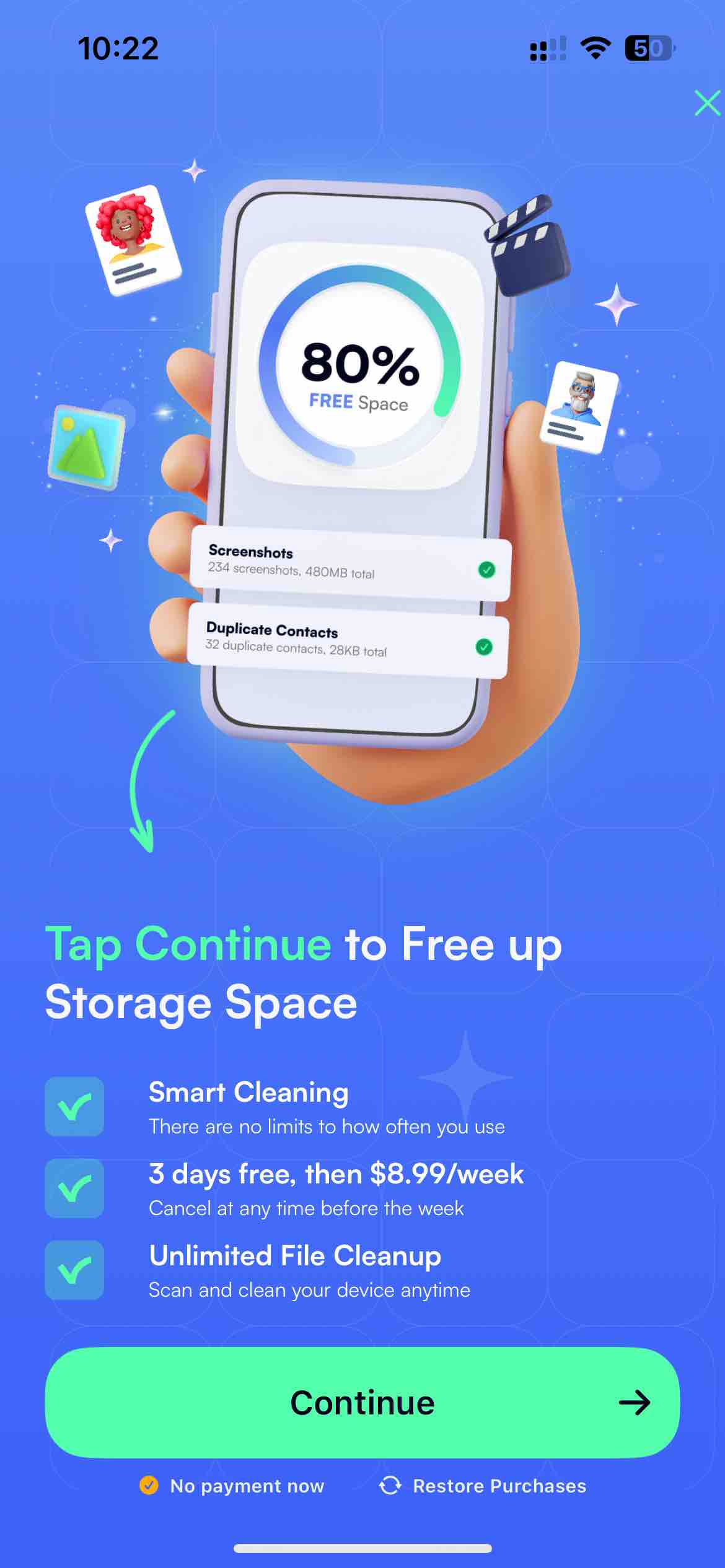 Clean Phone Storage Now