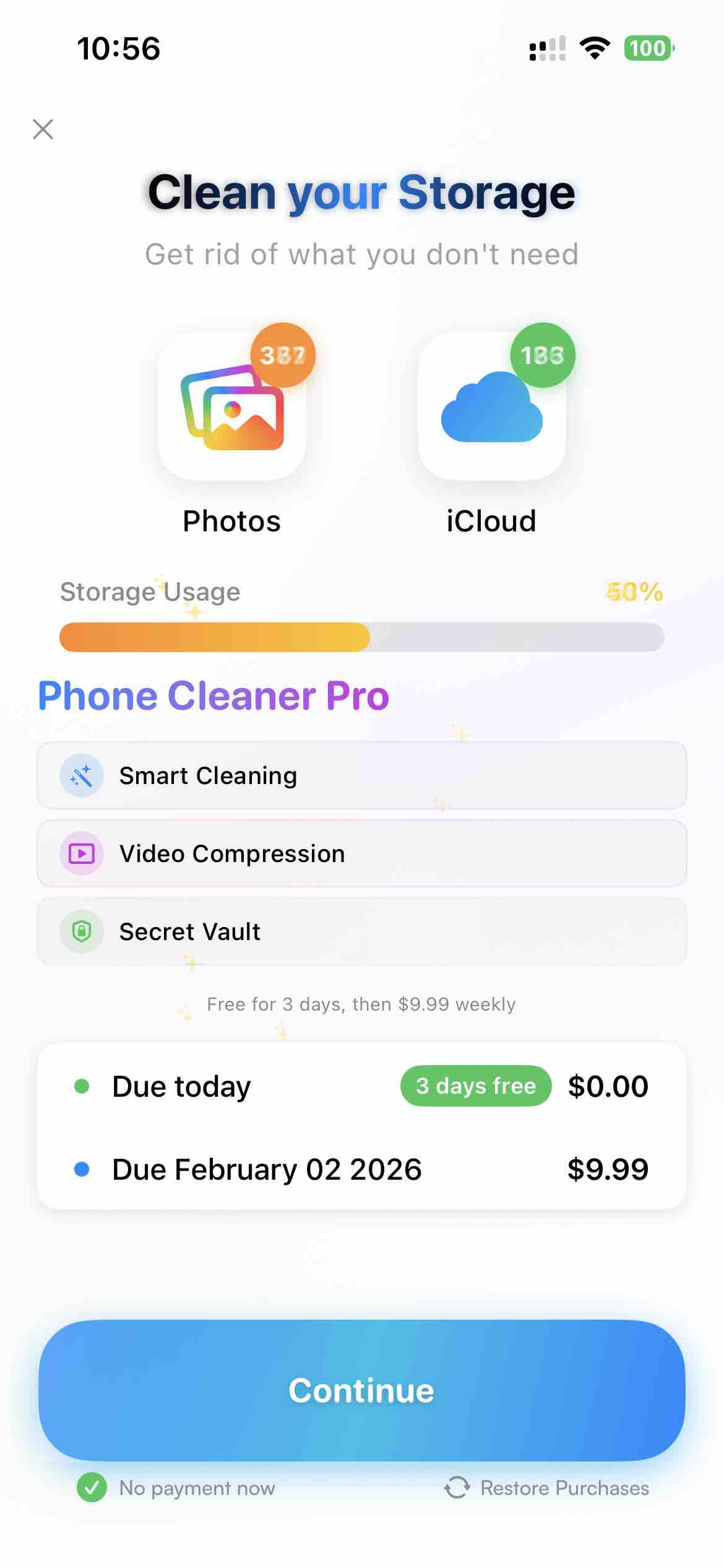 Clean Phone Storage Now