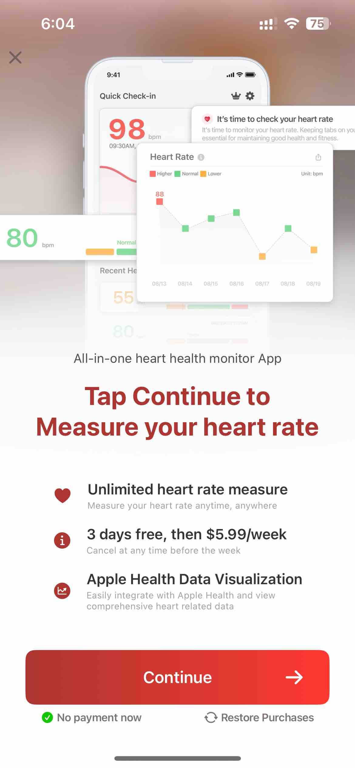 Check Heart Rate Now