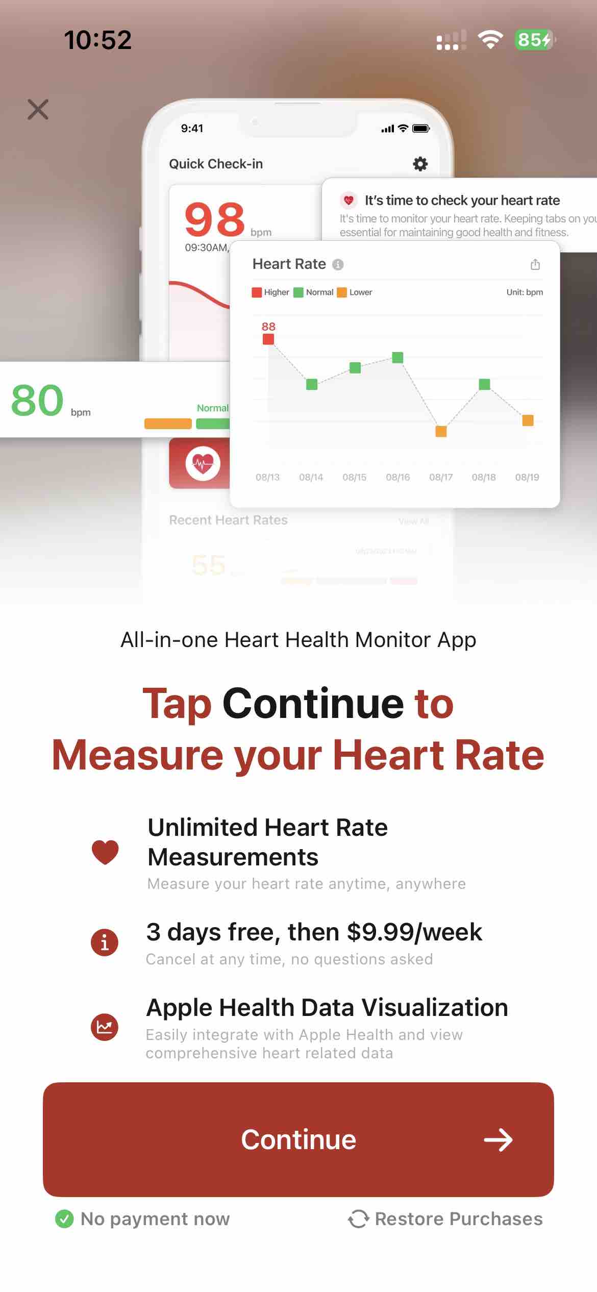 Check Heart Rate Now