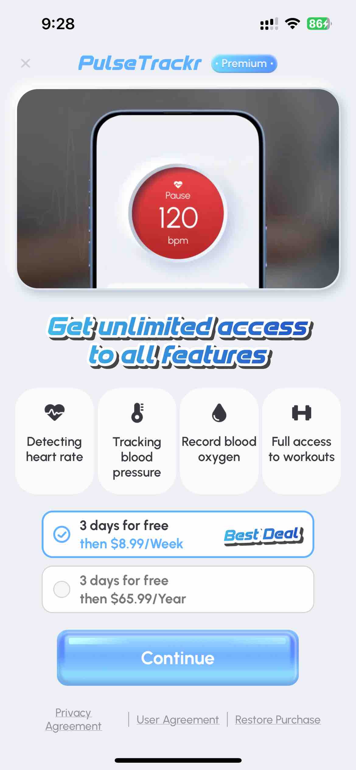 PulseTrackr：Heart Rate & HRV