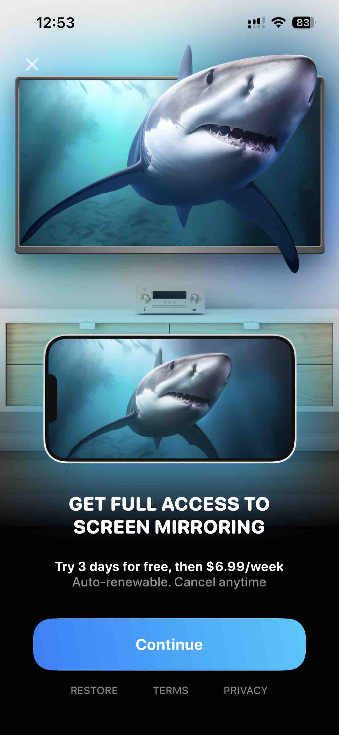 Screen Mirroring App: Smart TV