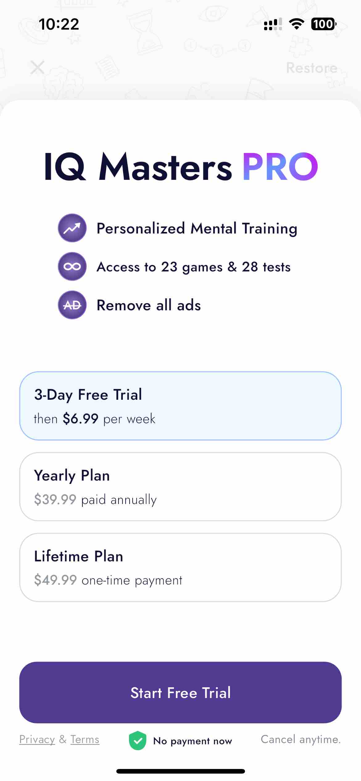 IQ Masters: Brain Games, Tests
